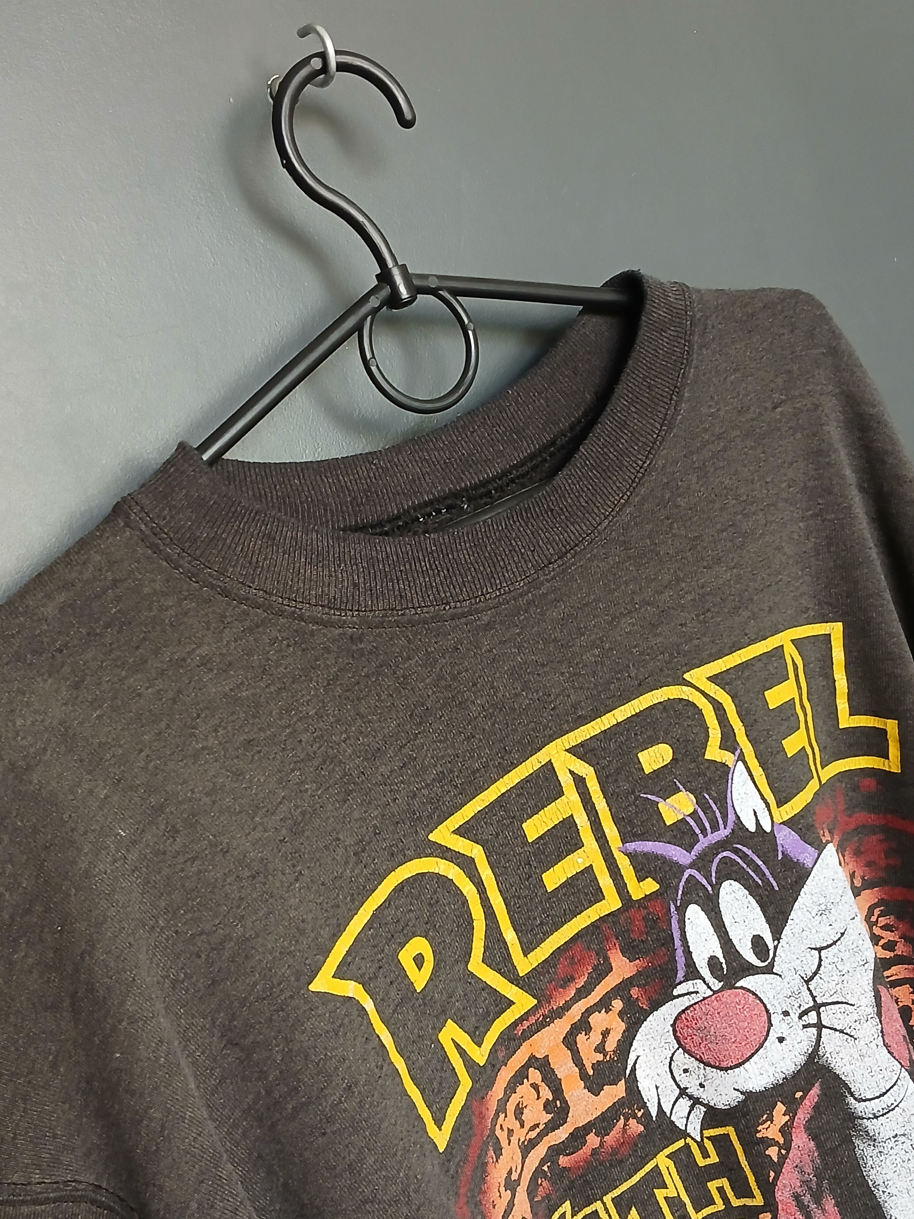 Cartoon Network × Vintage Looney Tunes Sylvester Rebel Without Clawas Sweatshirt Size US L / EU 52-54 / 3 - 9 Thumbnail