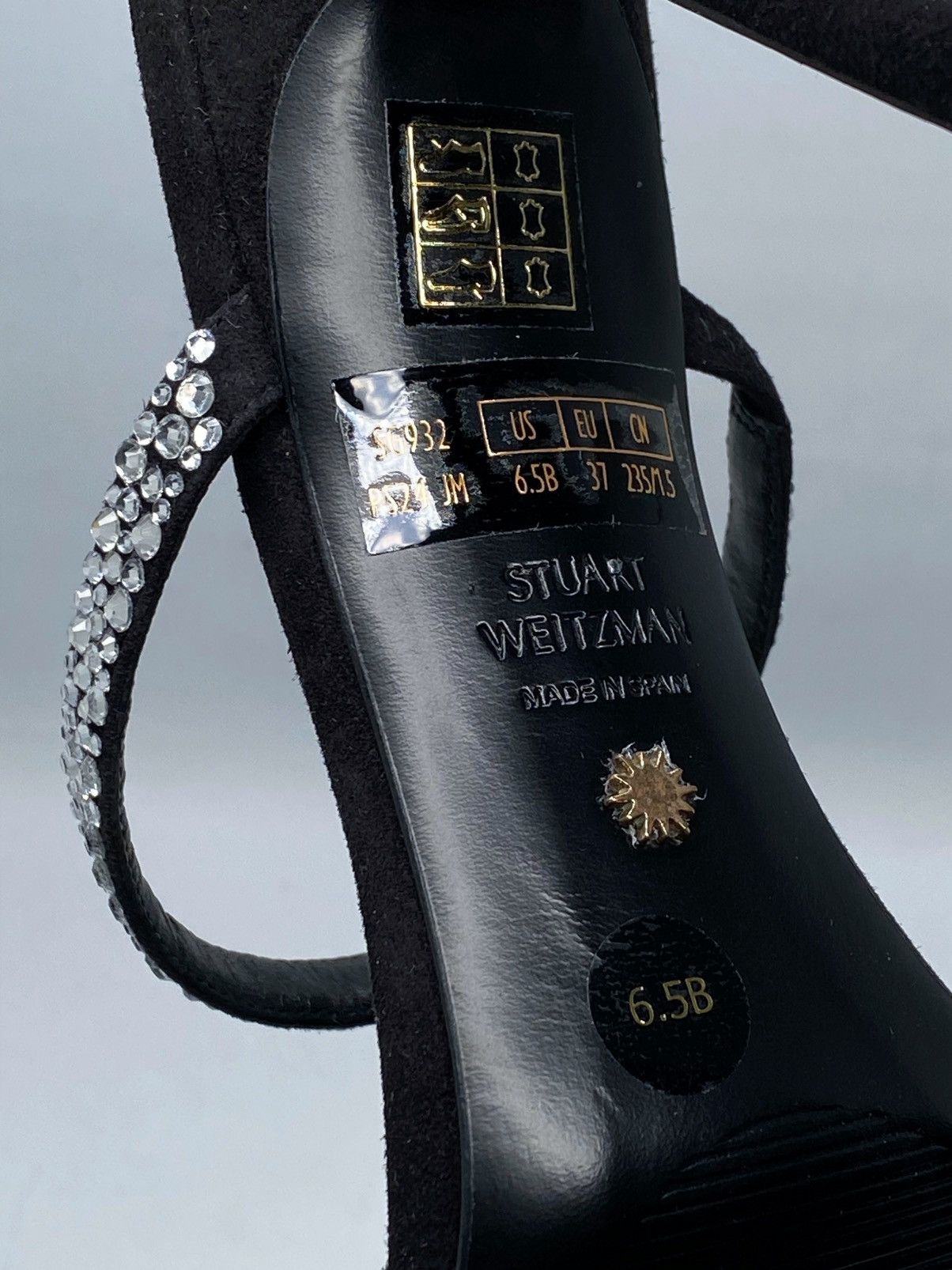 Stuart Weitzman Stuart Weitzman Suede Embellished Sandals size 6.5 Size US 6.5 / IT 36.5 - 11 Thumbnail