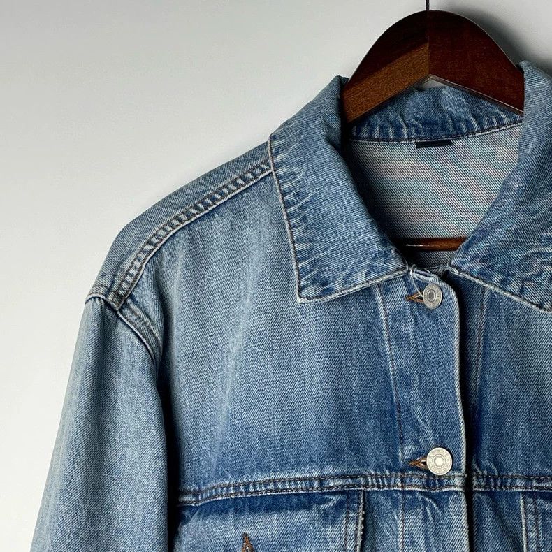 Gucci Gucci Single-breasted apple pattern long-sleeved denim jack Size US XS / EU 42 / 0 - 5 Thumbnail