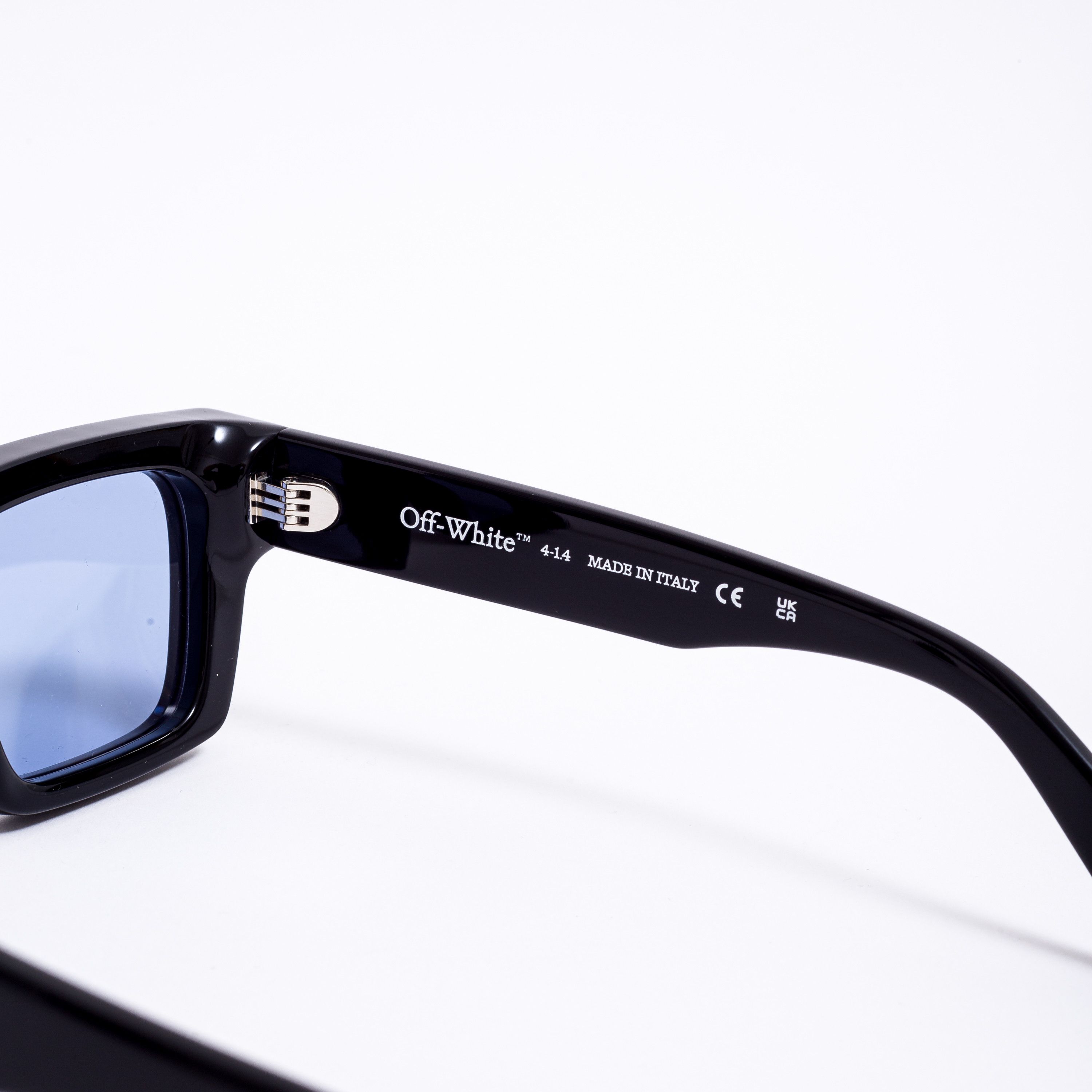 Off-White OFF WHITE Virgil Sunglasses BLACK BLUE Size ONE SIZE - 4 Thumbnail