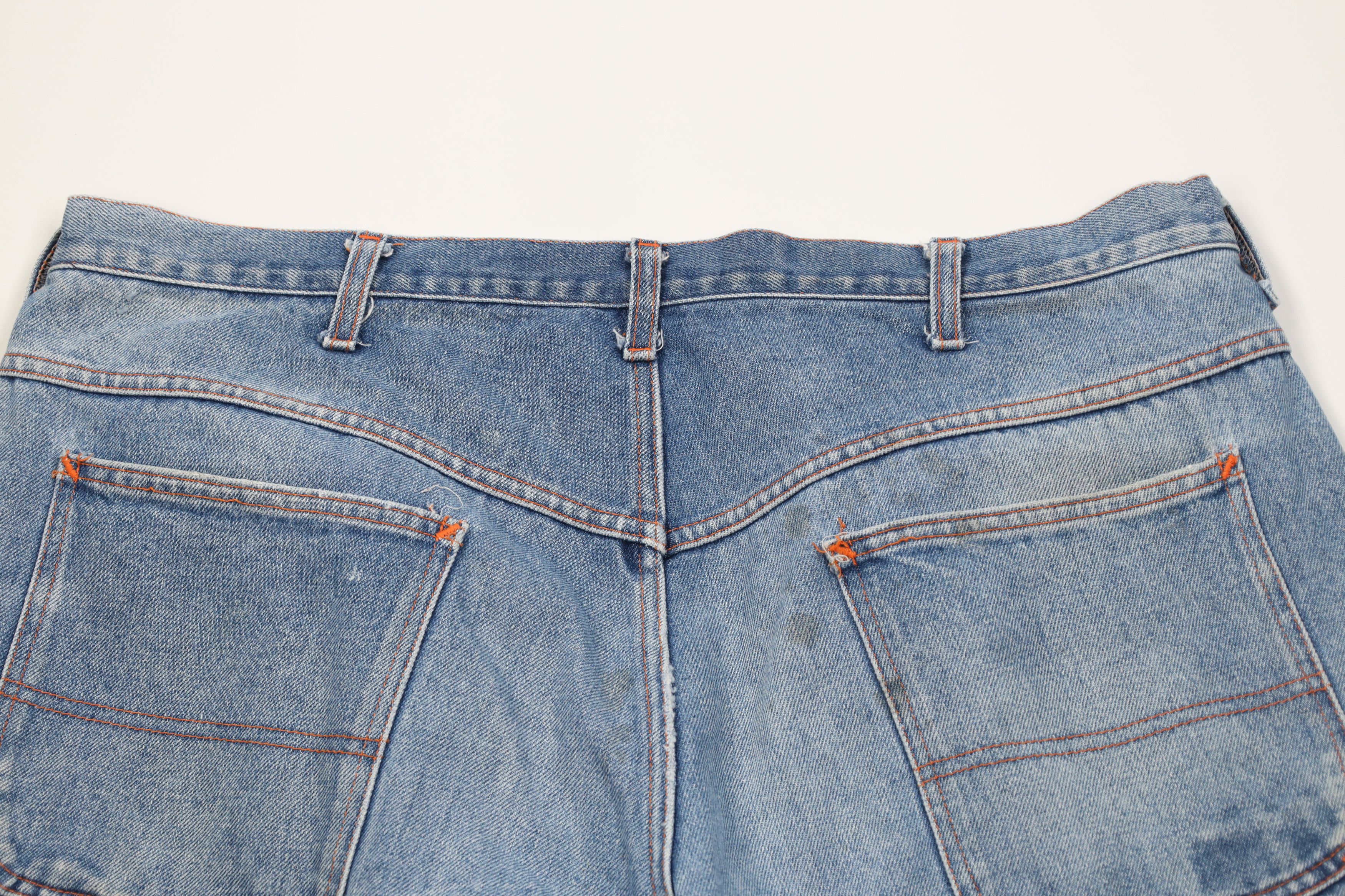 Big Mac Vintage 90s Big Mac Baggy Wide Leg Denim Jeans Blue USA Size US 38 / EU 54 - 11 Thumbnail