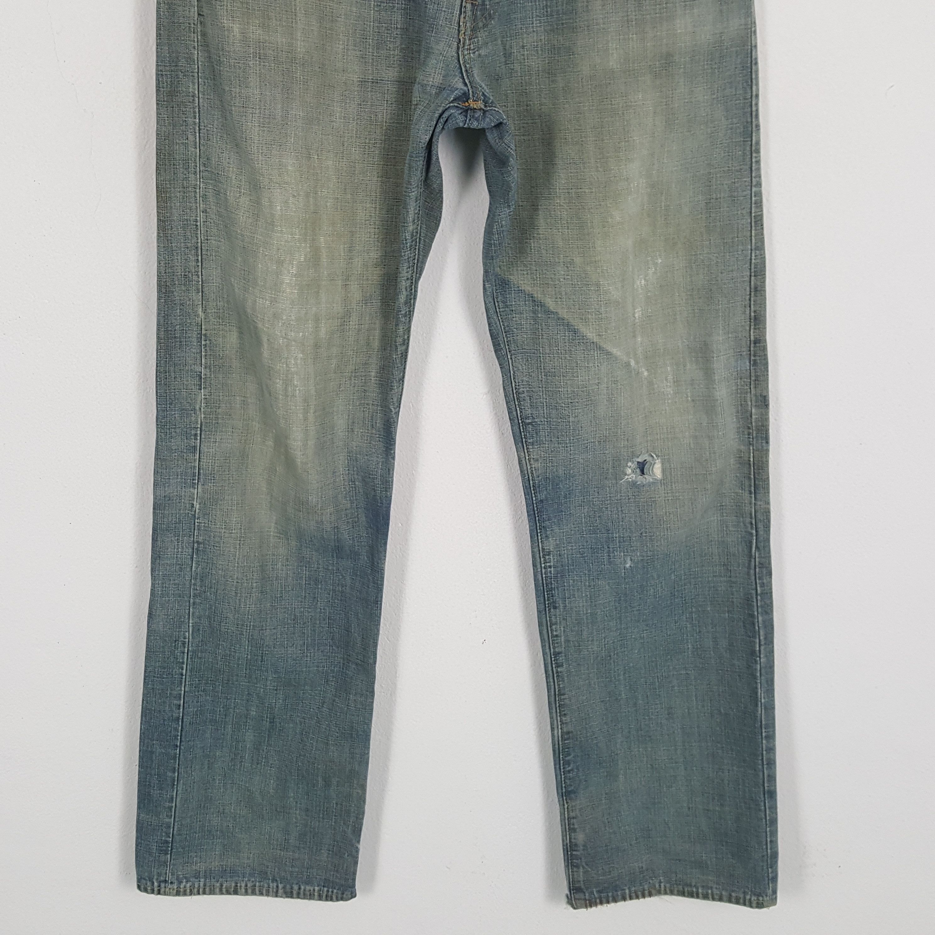 Japanese Brand × Sugar Cane × Vintage Vintage SUGAR CANE Japanese Fashion Brand Distressed Jeans Size US 31 - 3 Thumbnail