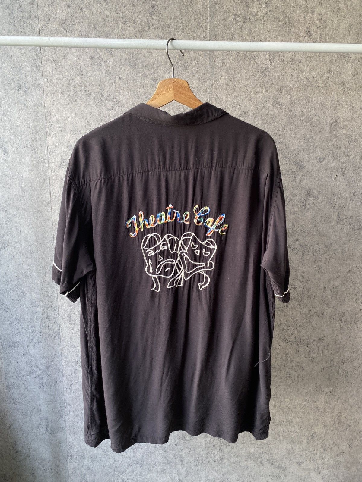 Toyo Enterprises 90s Style Eyes Japan Rayon Bowling Shirt Size US L / EU 52-54 / 3 - 2 Thumbnail
