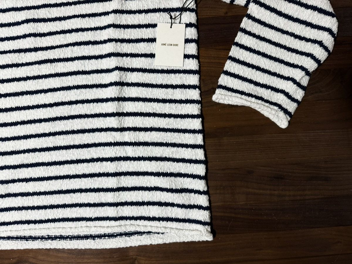 Aime Leon Dore Aime Leon Dore Nautical Rollneck Sweater Navy/White Stripe Size US XL / EU 56 / 4 - 2 Thumbnail