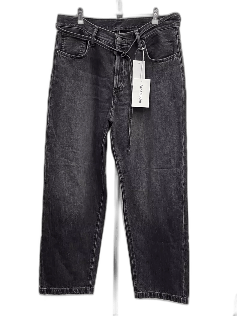 Acne Studios Acne Studios 1991 Black Wide-Leg Jeans Size US 32 / EU 48 - 1 Thumbnail