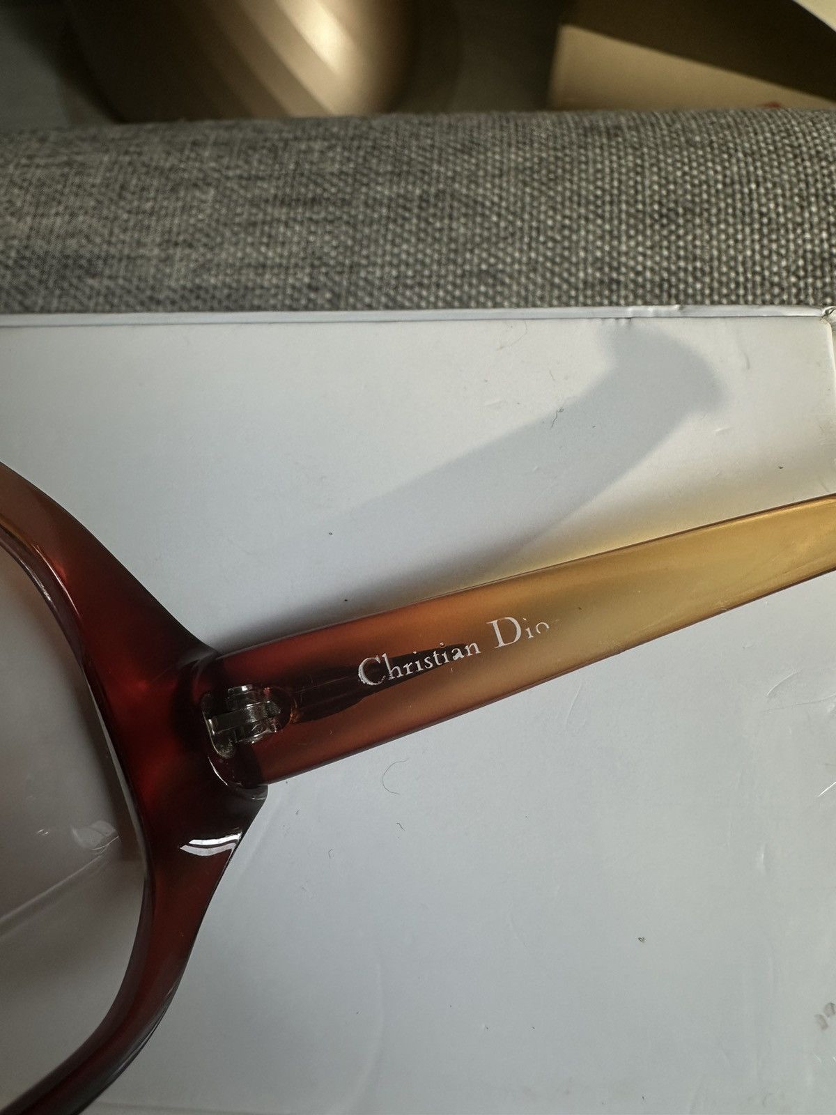 Dior × Vintage Christian Dior Vintage 2051 Sunglasses Eyeglasses Frame 70’s Size ONE SIZE - 4 Thumbnail
