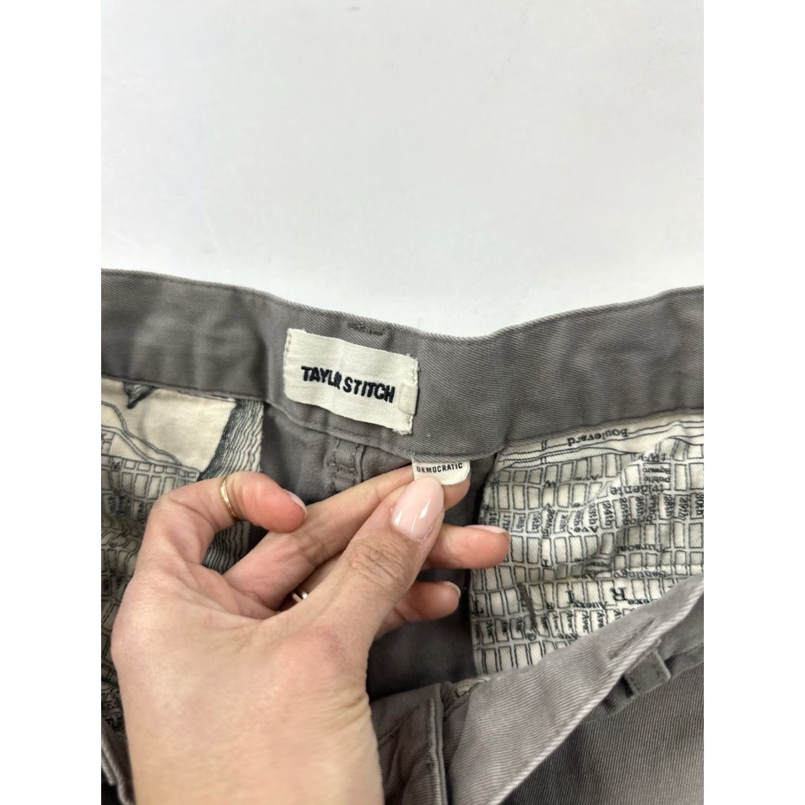 Taylor Stitch Taylor Stitch Pants Men’s 31 Khaki Chino Beige Regular Straight Inseam 28 Solid Flaws Size US 31 - 7 Thumbnail