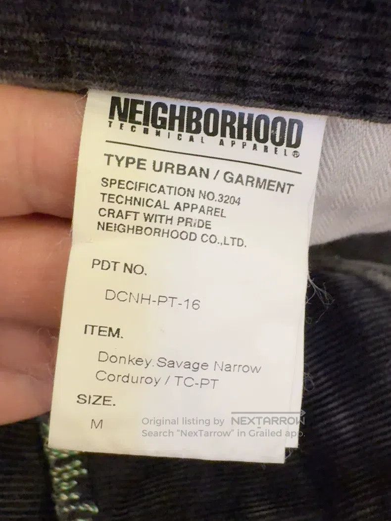 Neighborhood Neighborhood size M Corduroy Denim Jeans Black Size US 27 - 7 Thumbnail