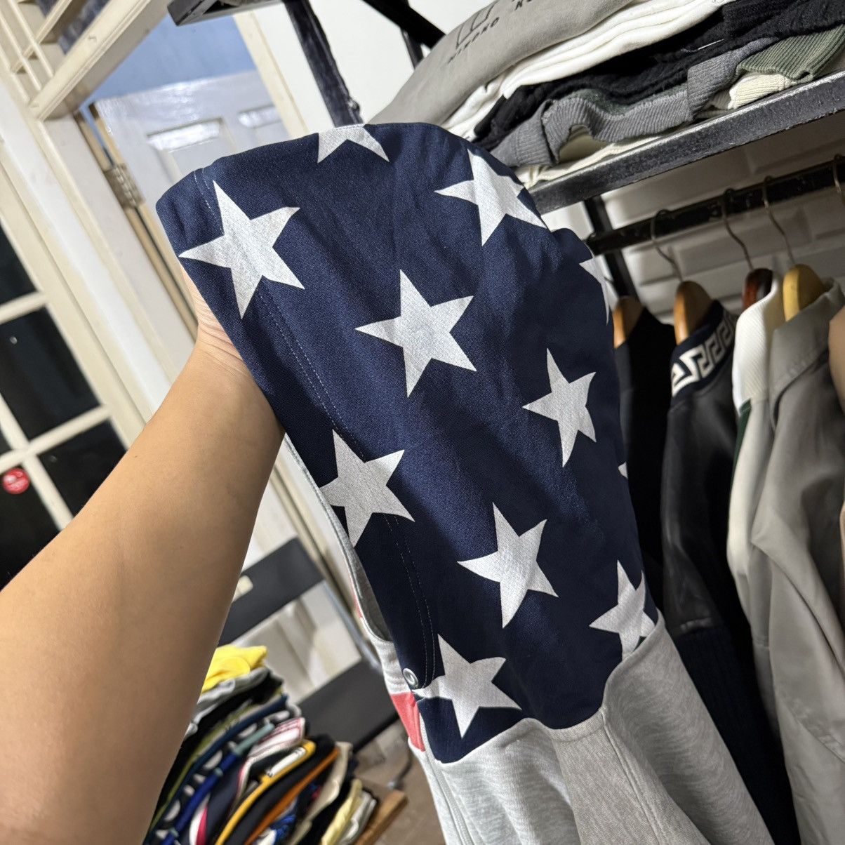 Vintage Vintage champion jaspo american flag ziphoodie Size US S / EU 44-46 / 1 - 8 Thumbnail