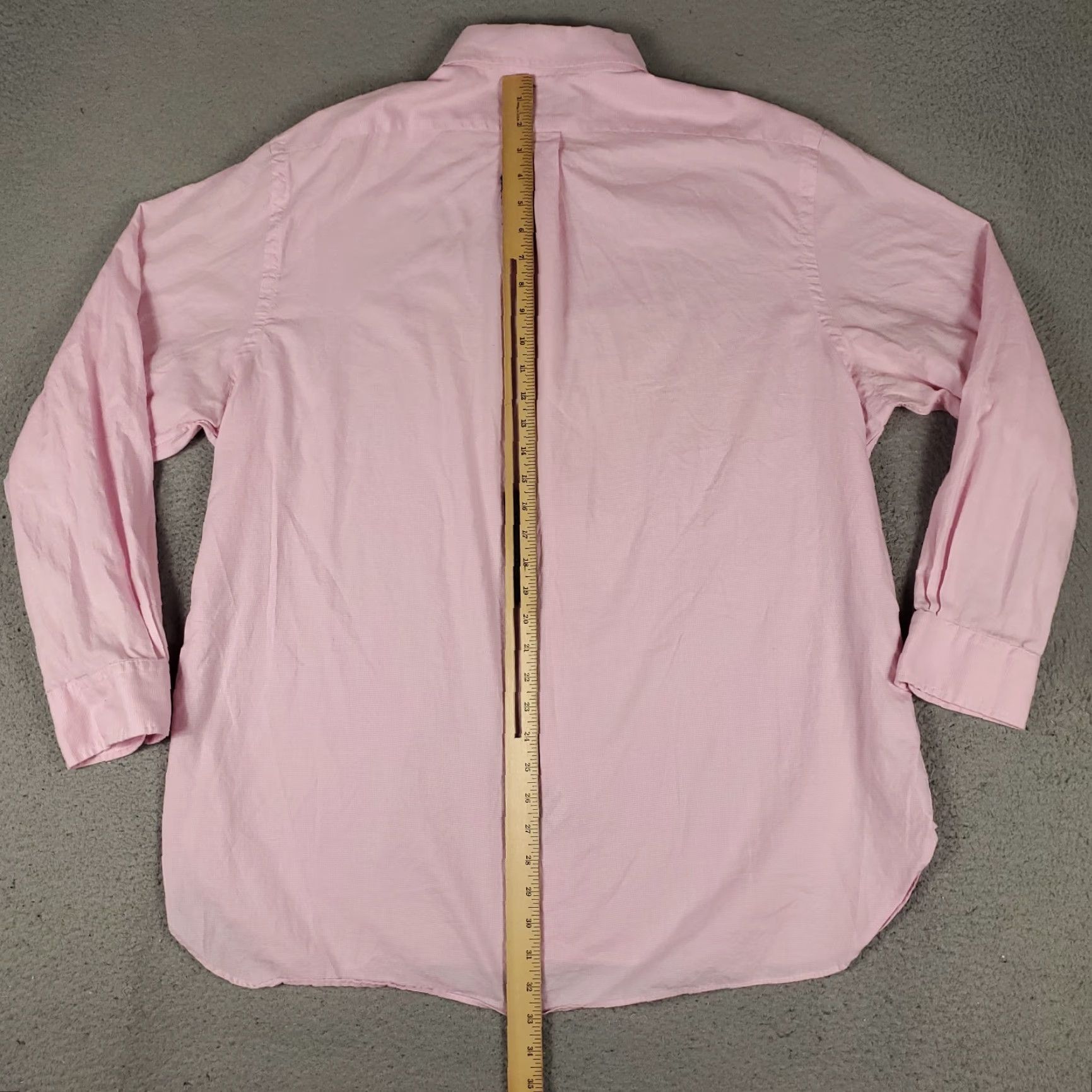Ralph Lauren Ralph Lauren Shirt Mens 18 Pink Pony Dress Button Up Long Sleeve Size 48R - 4 Thumbnail