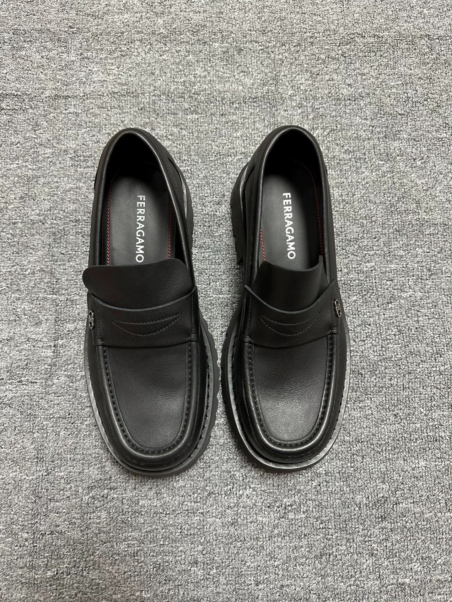 Salvatore Ferragamo Ferragamo Gancini Men's Loafers Size US 7.5 / EU 40-41 - 1 Thumbnail