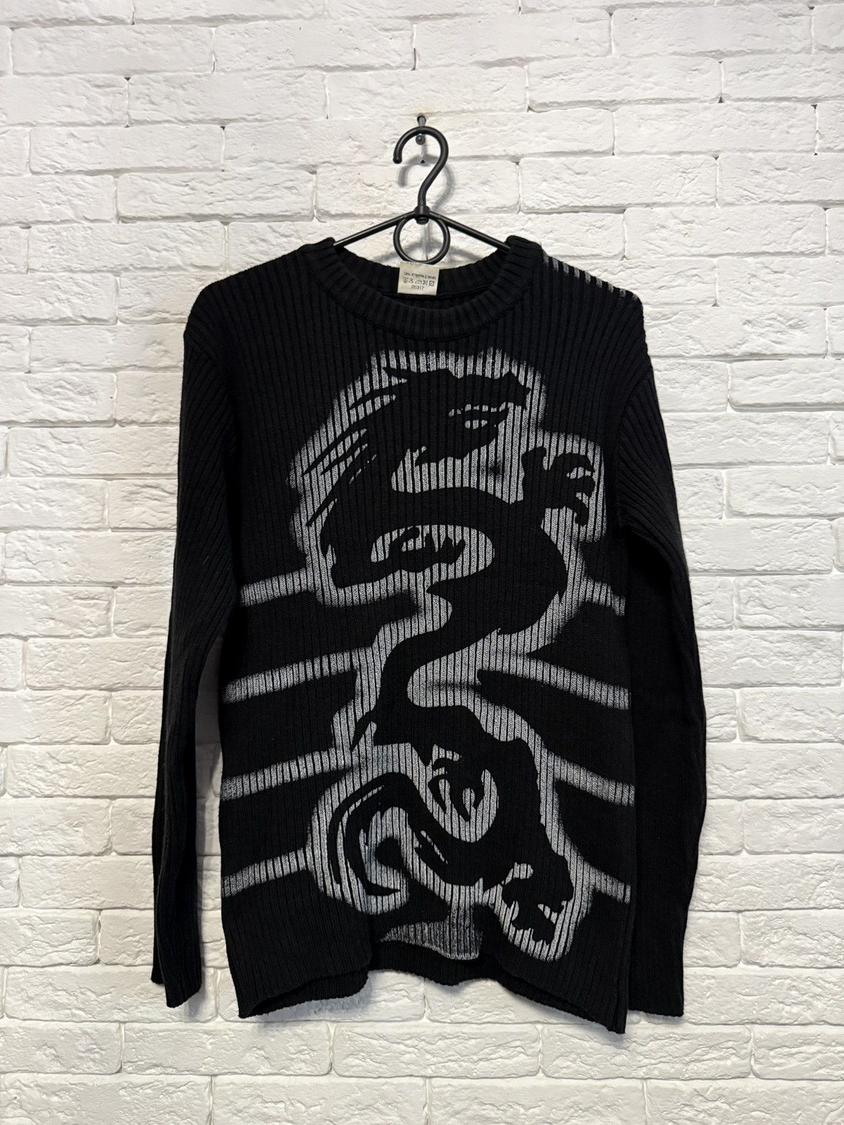 Japanese Brand × Vintage Y2K Vintage Sweater Yohji Yamamoto Japanese Style Opium Size US S / EU 44-46 / 1 - 1 Thumbnail