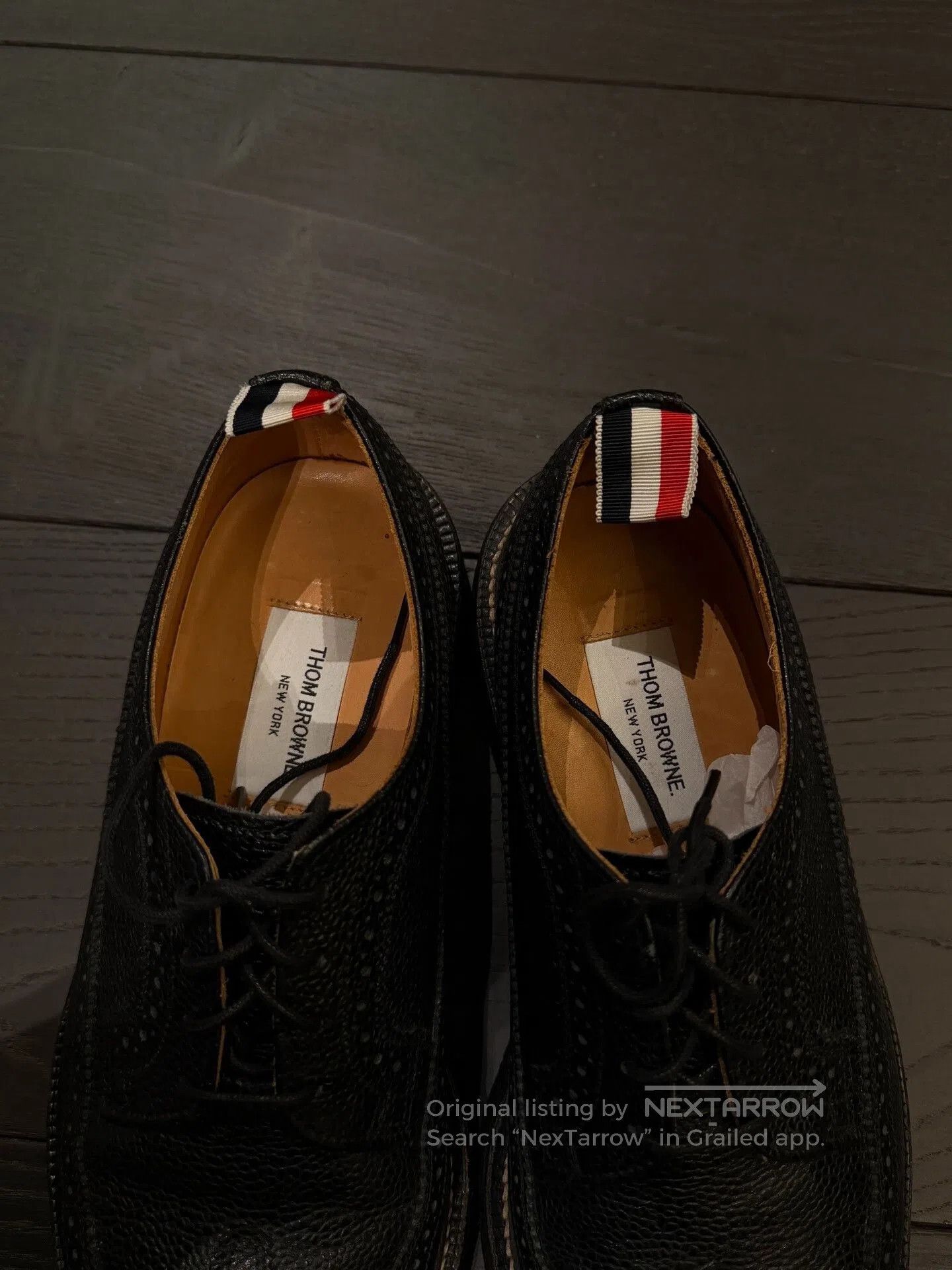 Thom Browne THOM BROWNE Black Carved Leather Oxfords. Size US 9 / EU 42 - 3 Thumbnail