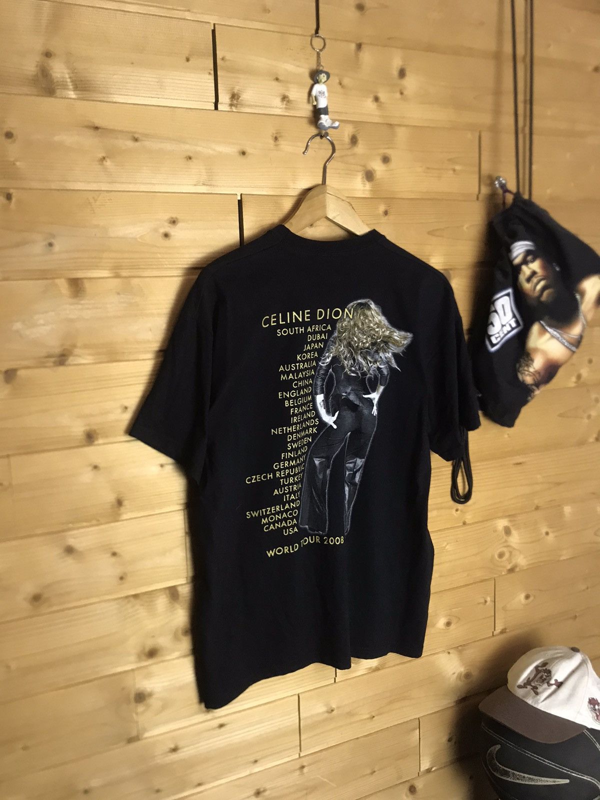 Band Tees Vintage Celine Dion 2008 tour t-shirt Size US L / EU 52-54 / 3 - 9 Thumbnail