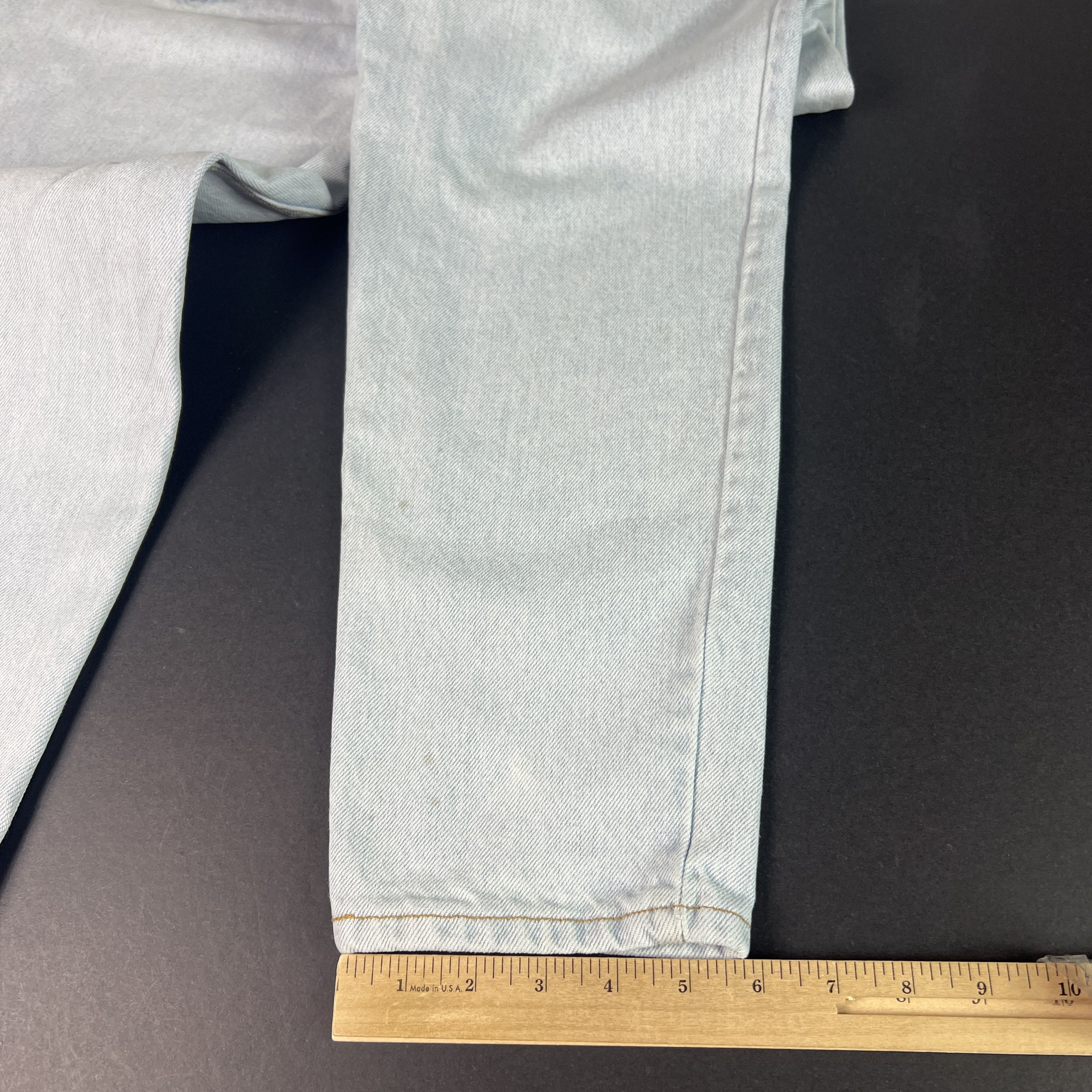 Levi's VTG 90s Levi's Jean 512 Slim Tapered Light Blue Faded Denim Size 30" / US 8 / IT 44 - 17 Thumbnail