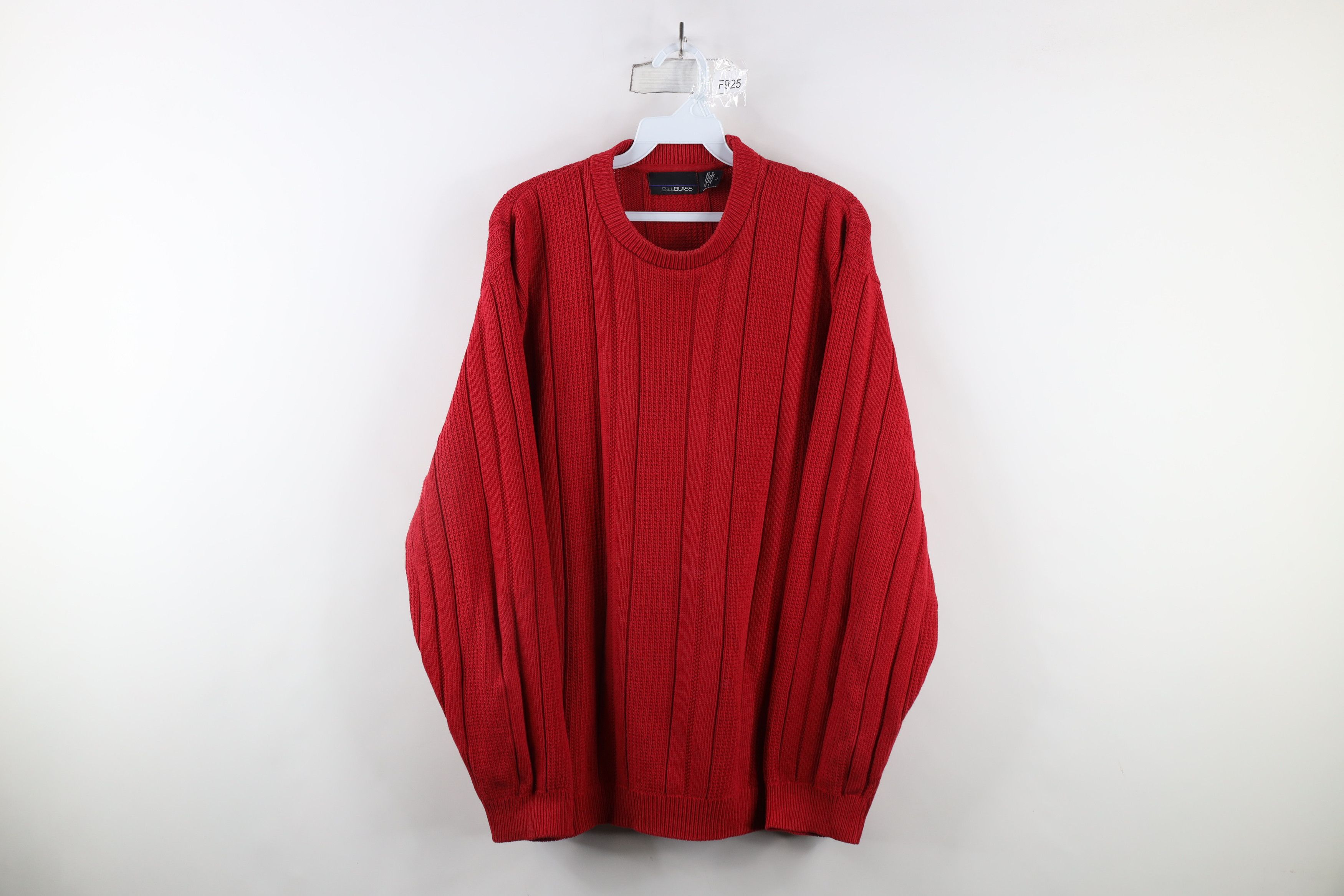Vintage Vintage 90s Streetwear Framed Cotton Ribbed Knit Sweater Size US L / EU 52-54 / 3 - 1 Thumbnail