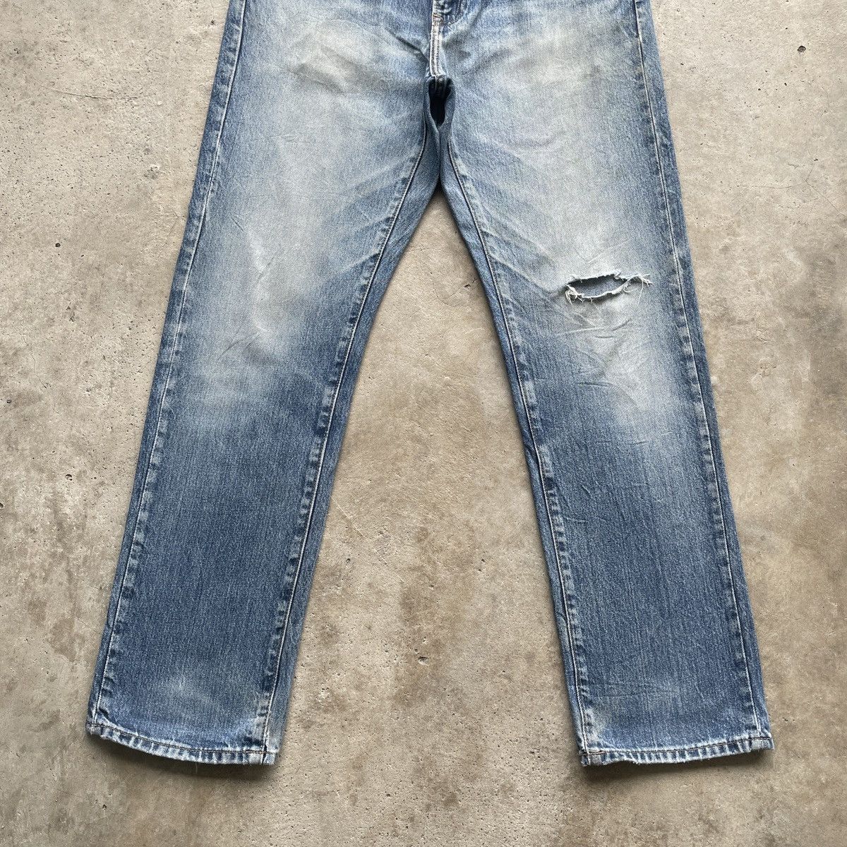 Japanese Brand W33 Vintage Japanese Distressed StoneWash Jeans Faded Pants Size US 33 - 4 Thumbnail