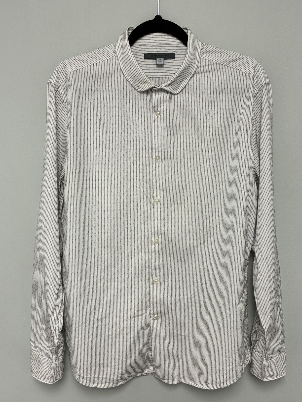 John Varvatos Irregular Stripe Shirt Size Medium. Size US M / EU 48-50 / 2 - 2 Thumbnail