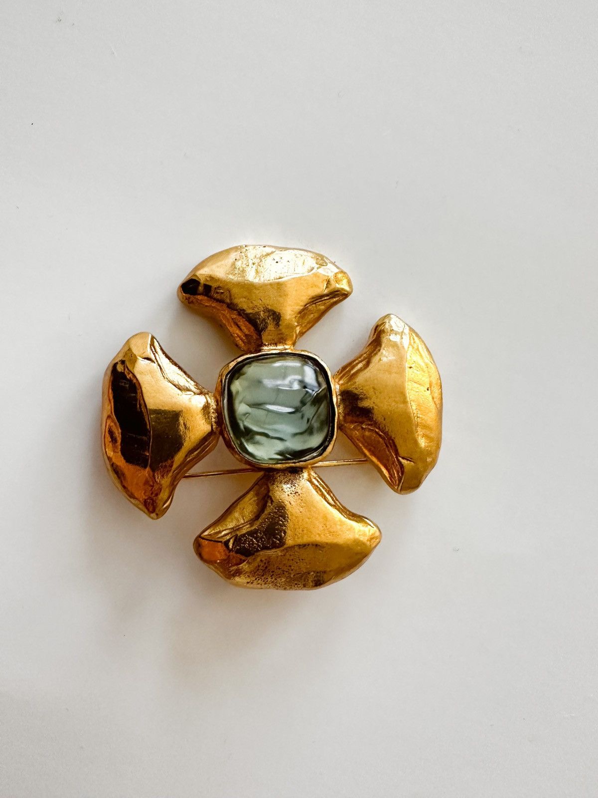 Yves Saint Laurent Rare Vintage Yves Saint Laurent Cross Brooch & Pendant Size ONE SIZE - 1 Thumbnail
