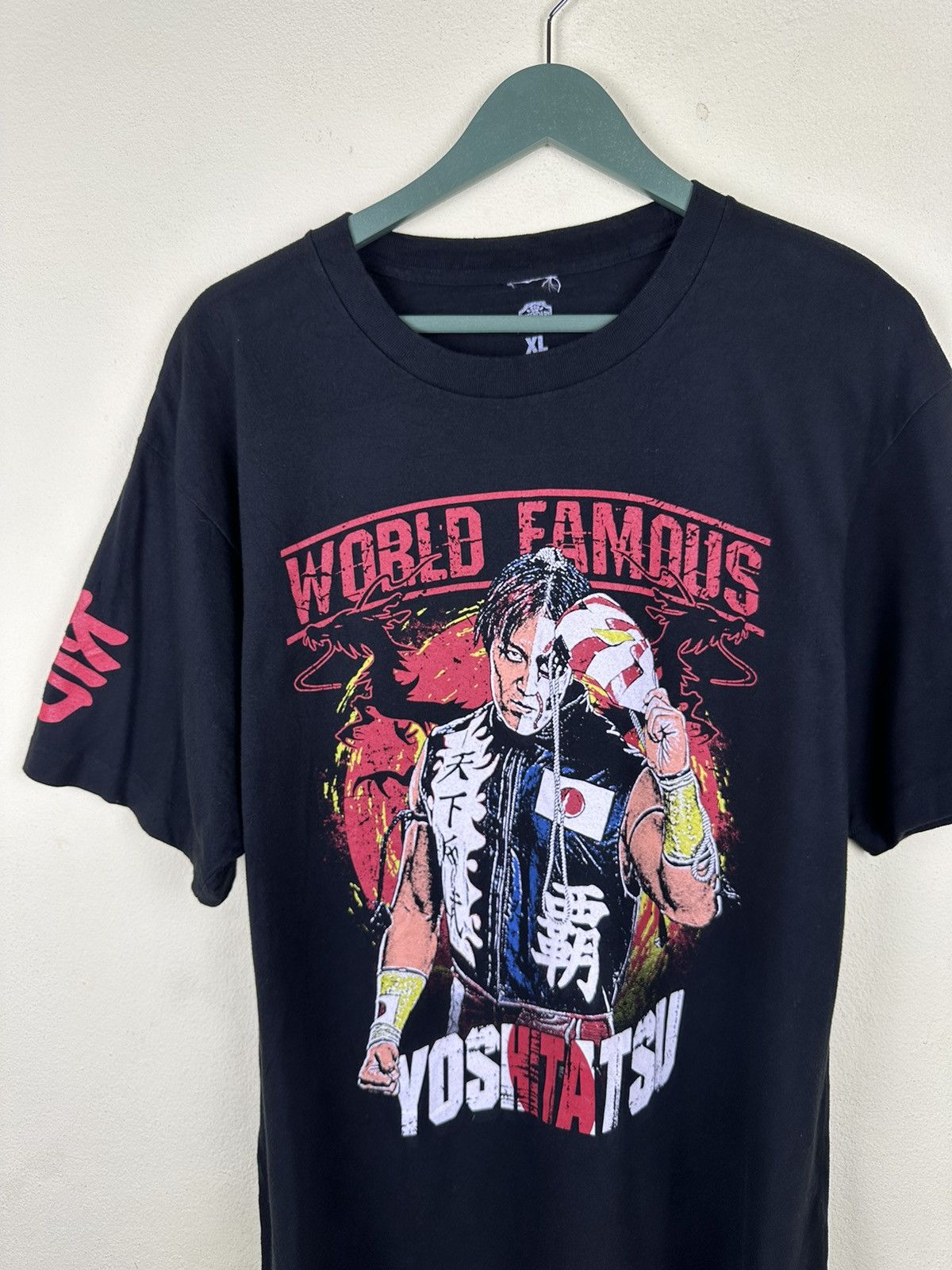 WWE Wwe Japan Wrestler Yoshitatsu Tshirt A194 Size US M / EU 48-50 / 2 - 2 Thumbnail