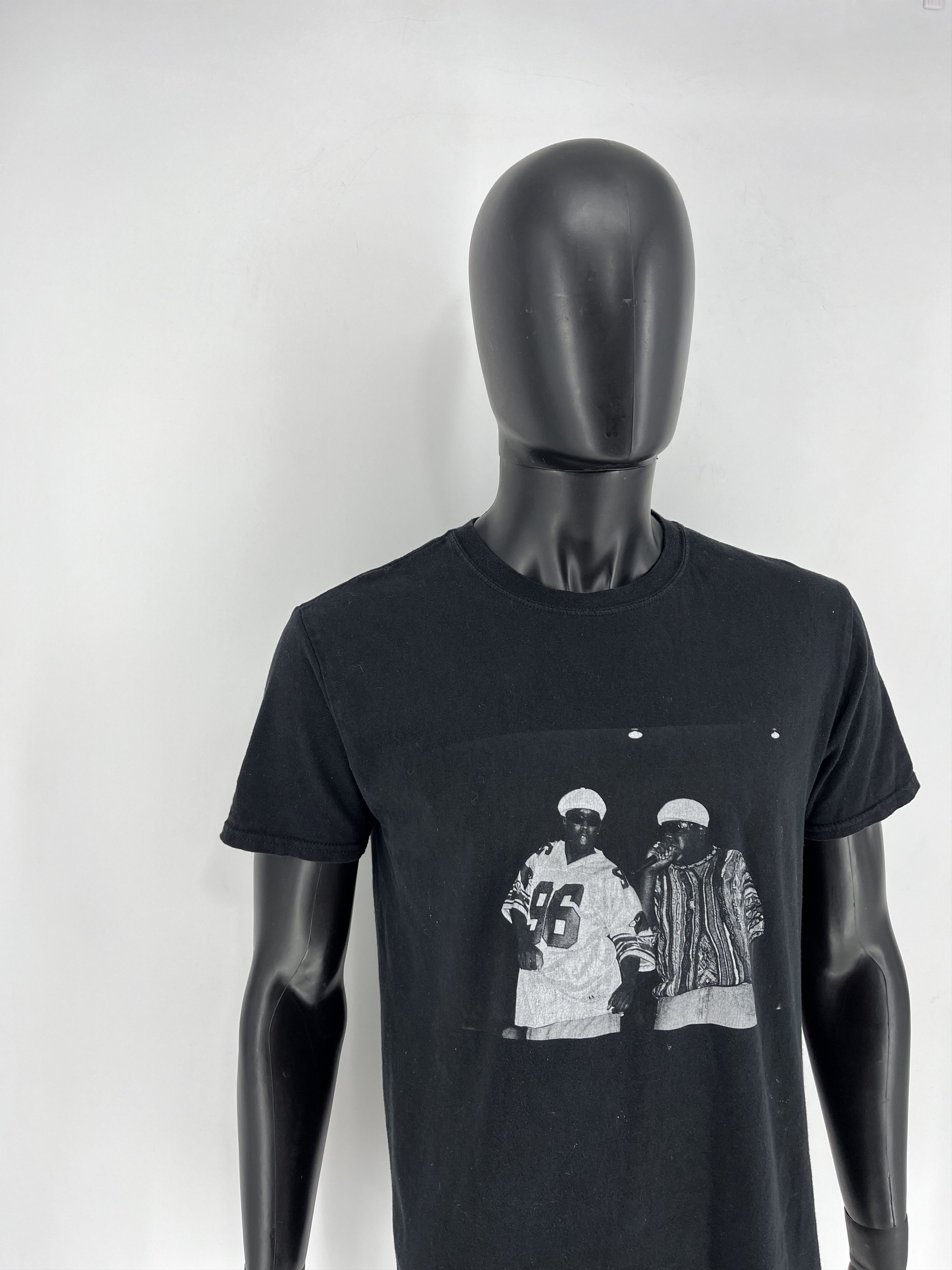 Rap Tees × Vintage Vintage Notorious Big Trust Nobody Black Tee Shirt Size US M / EU 48-50 / 2 - 3 Thumbnail