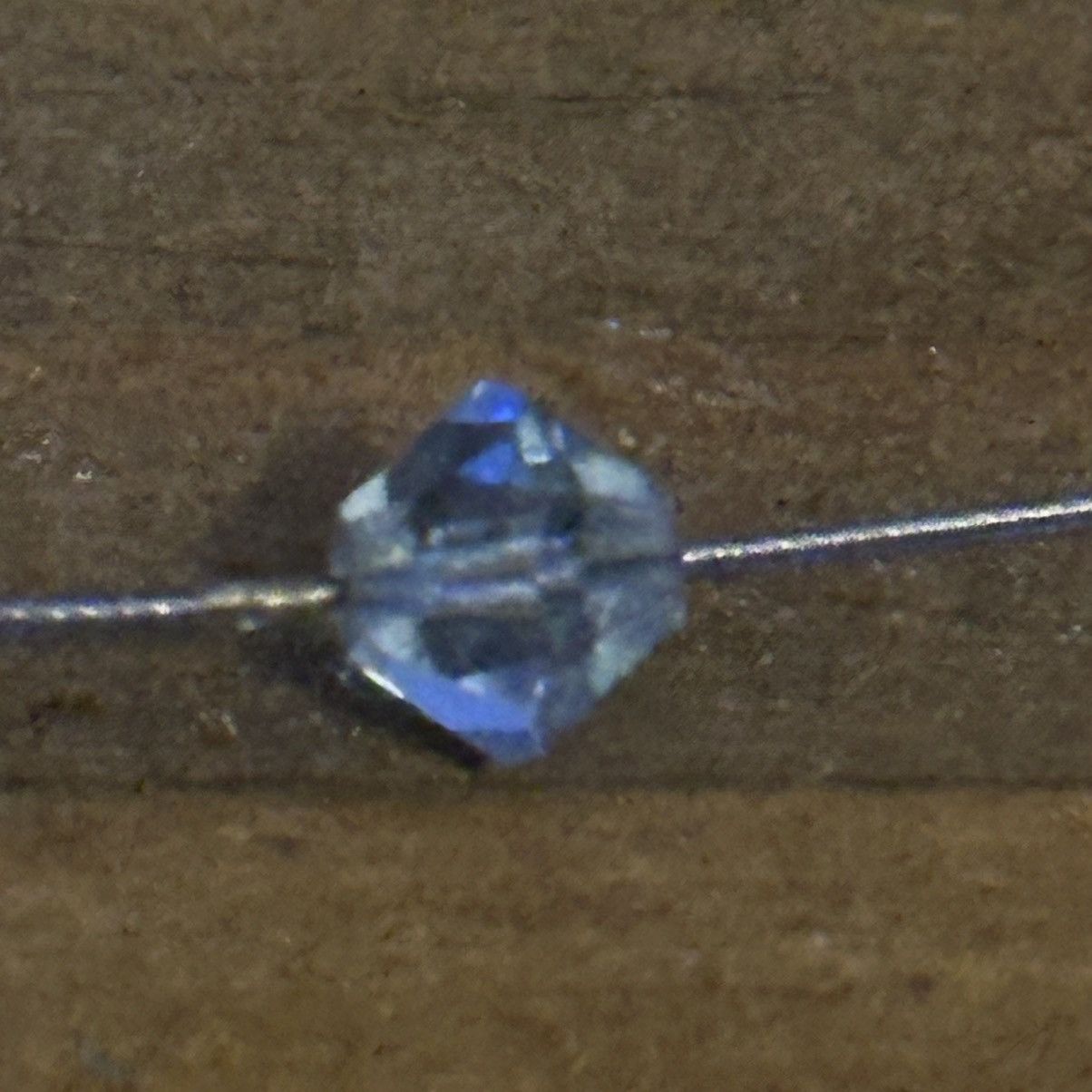 Vintage Vintage Bellagio Crystals blue crystal wire necklace Size ONE SIZE - 4 Thumbnail