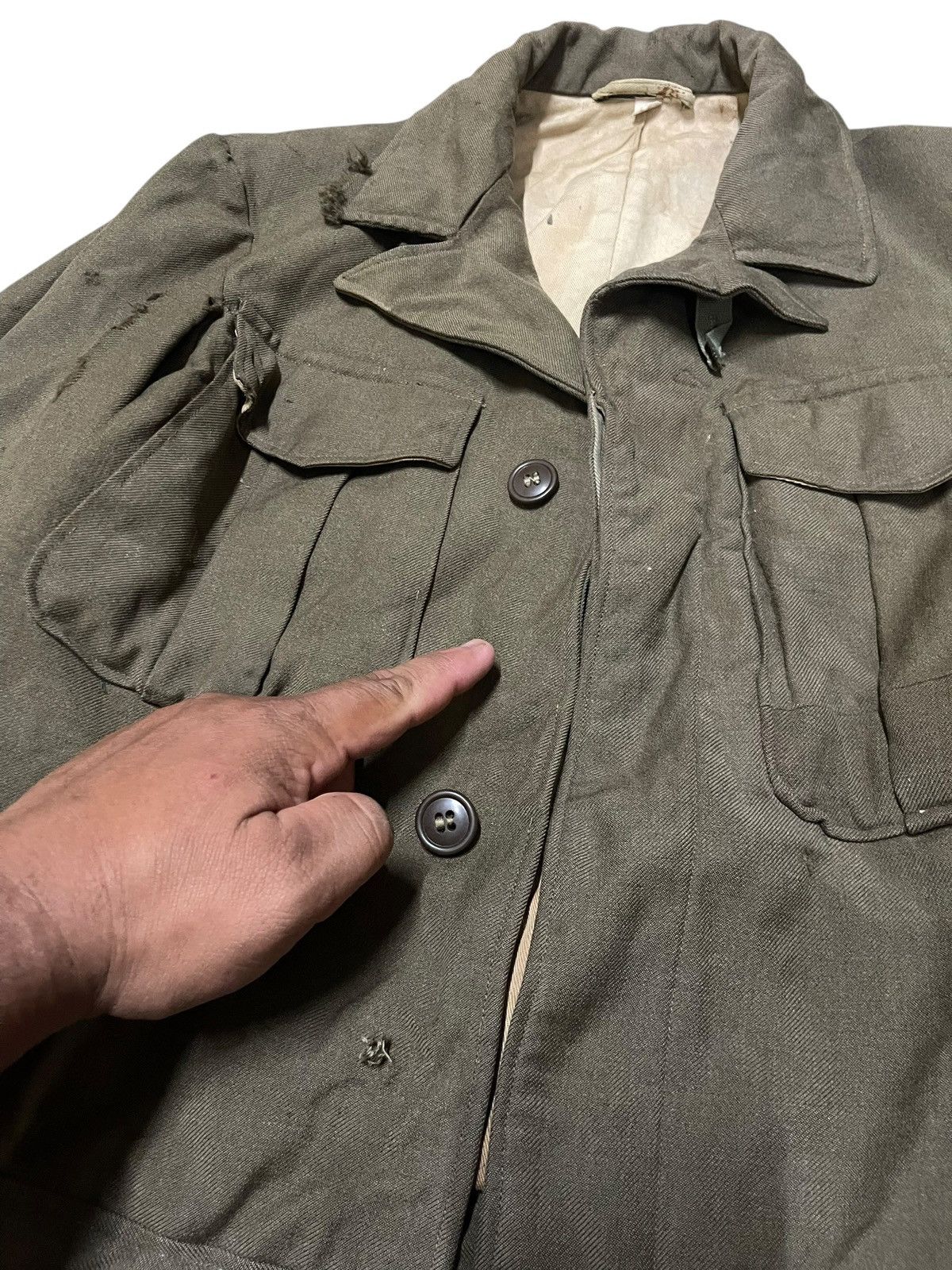 Vintage True Vintage 60s Field Military jacket WWII Size US S / EU 44-46 / 1 - 11 Thumbnail