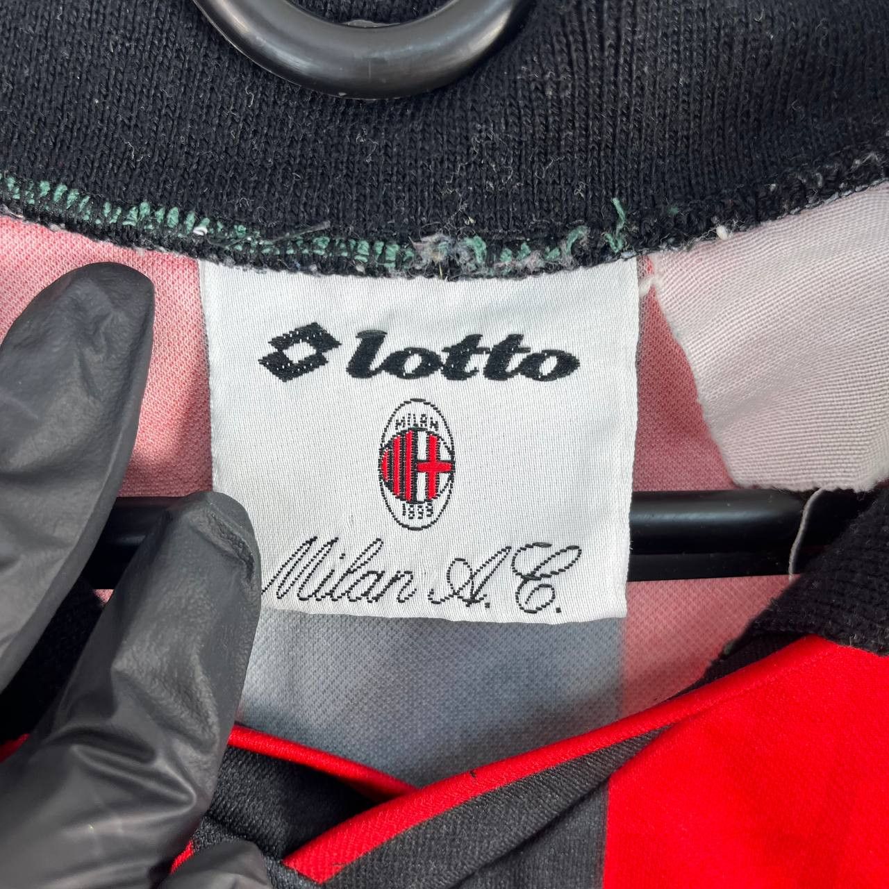 Lotto Sport AC Milan 1996 1997 Home Shirt Jersey Lotto Opel Size L Size US L / EU 52-54 / 3 - 5 Thumbnail