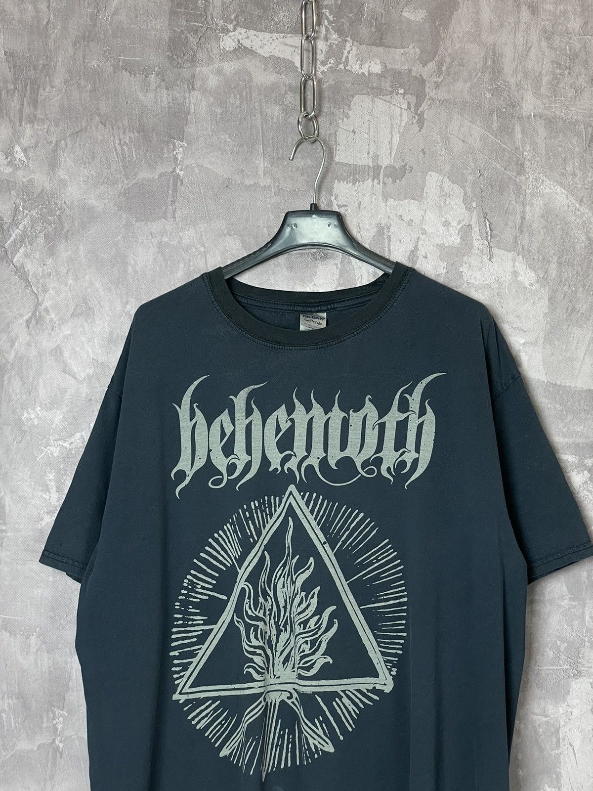 Band Tees × Vintage 90s behemoth full graphic metal band tour black T-shirt Size US XL / EU 56 / 4 - 4 Thumbnail