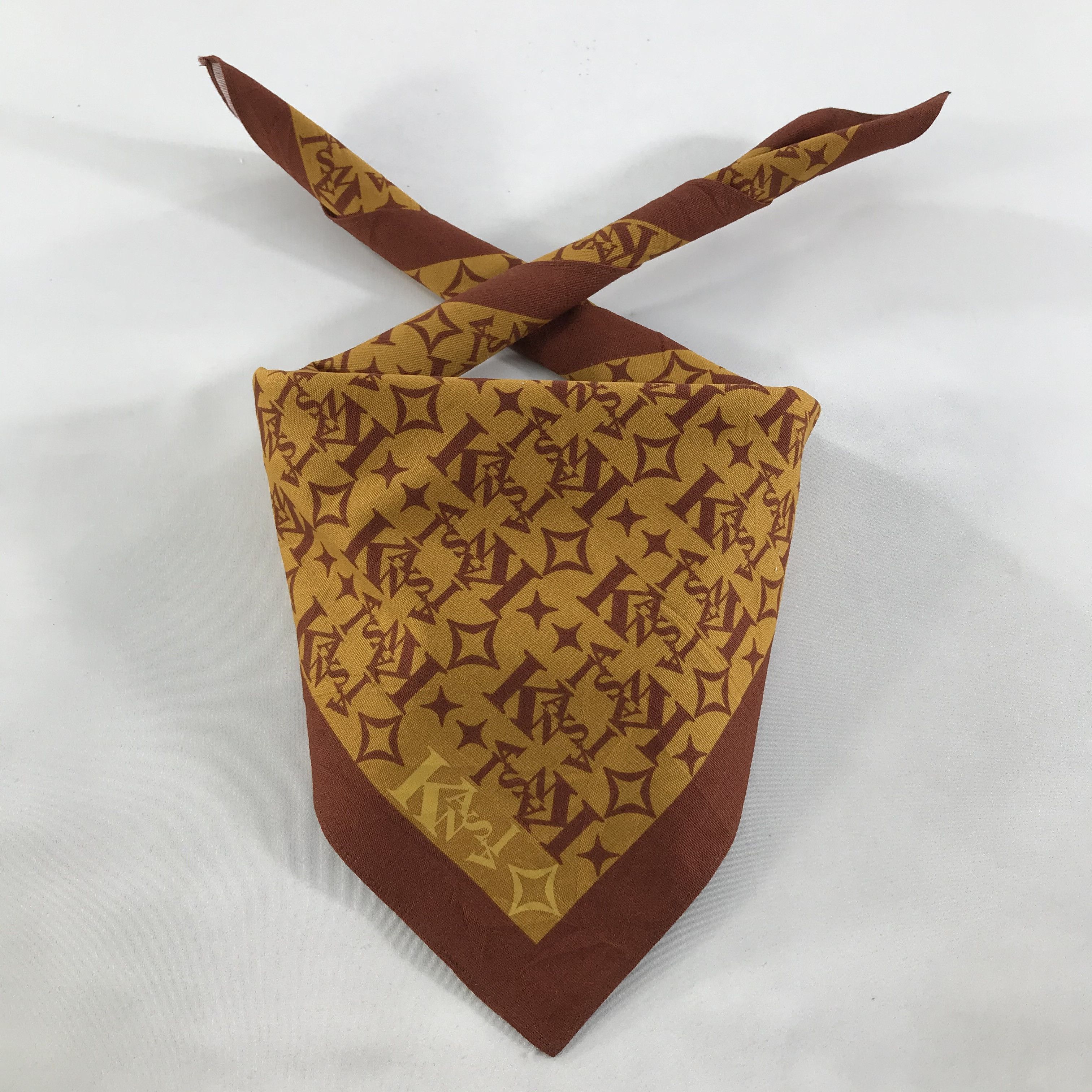 Kansai Yamamoto × Vintage Kansai Yamamoto Bandana / Handkerchief / Neckerchief -S1372 Size ONE SIZE - 3 Thumbnail
