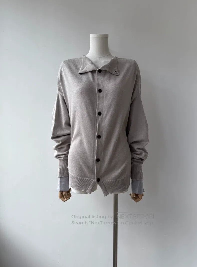 Yohji Yamamoto Yohji Yamamoto 24AW Double Knit Cardigan shirt Size XS / US 0-2 / IT 36-38 - 2 Thumbnail