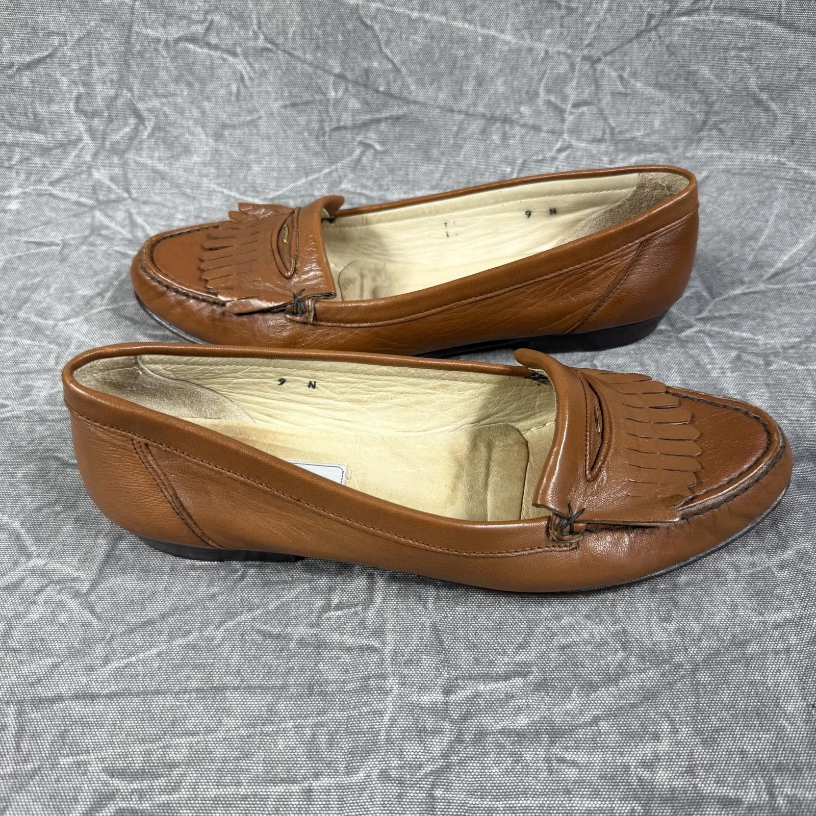 Bally Bally Shoes Women's 9 N Brown Flats Loafers Made in Italy Size US 9 / IT 39 - 3 Thumbnail