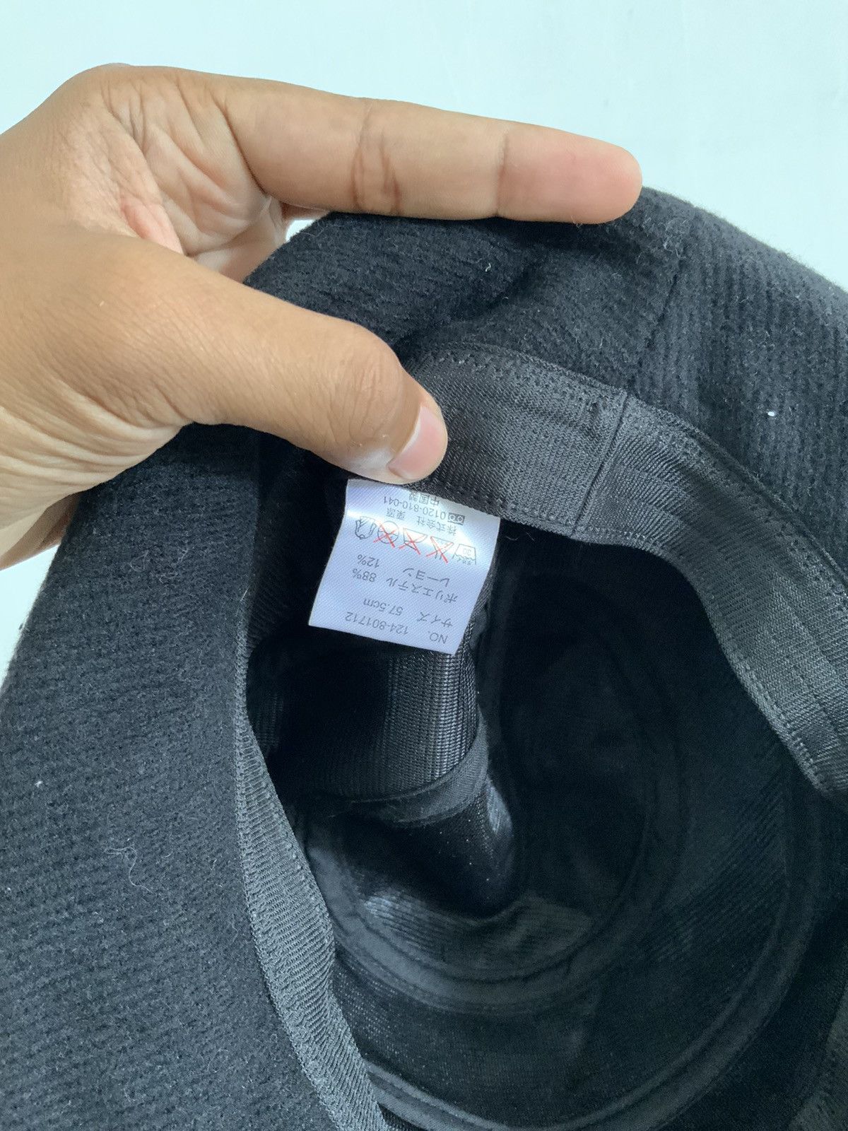Japanese Brand Velvet Avant Garde Black Outdoor Hat Size ONE SIZE - 9 Thumbnail