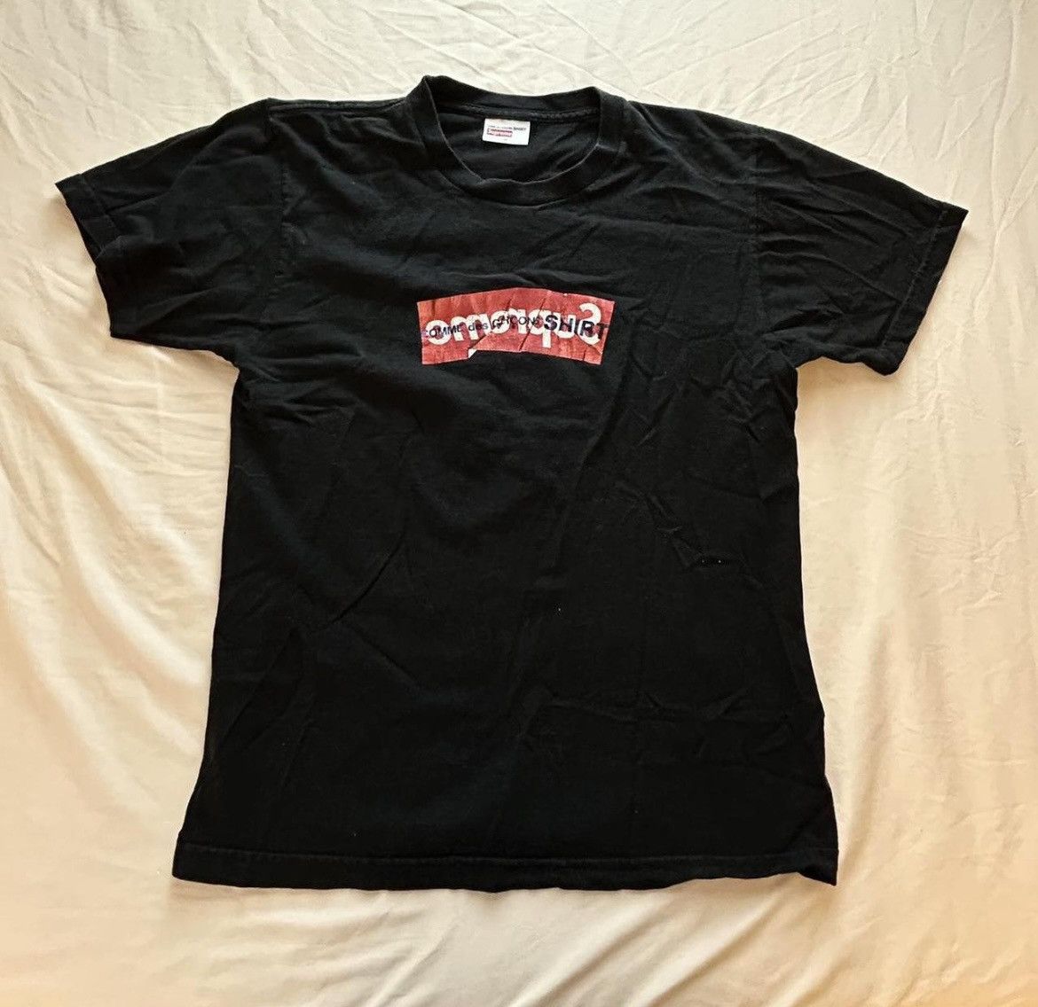 Comme des Garcons SHIRT × Supreme Supreme Comme Des Garçons black shirt medium Size US M / EU 48-50 / 2 - 1 Thumbnail
