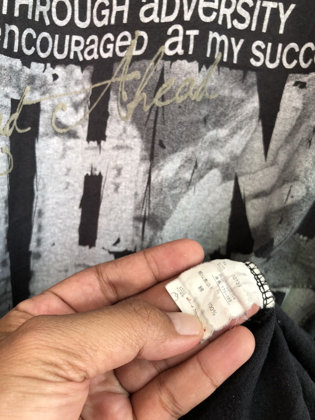 If Six Was Nine × Japanese Brand × Le Grande Bleu (L.G.B.) JAPANESE HIT CONNECTION GRUNGE “THING ABOUT BEING” LGBSTYLE Size US XL / EU 56 / 4 - 5 Thumbnail