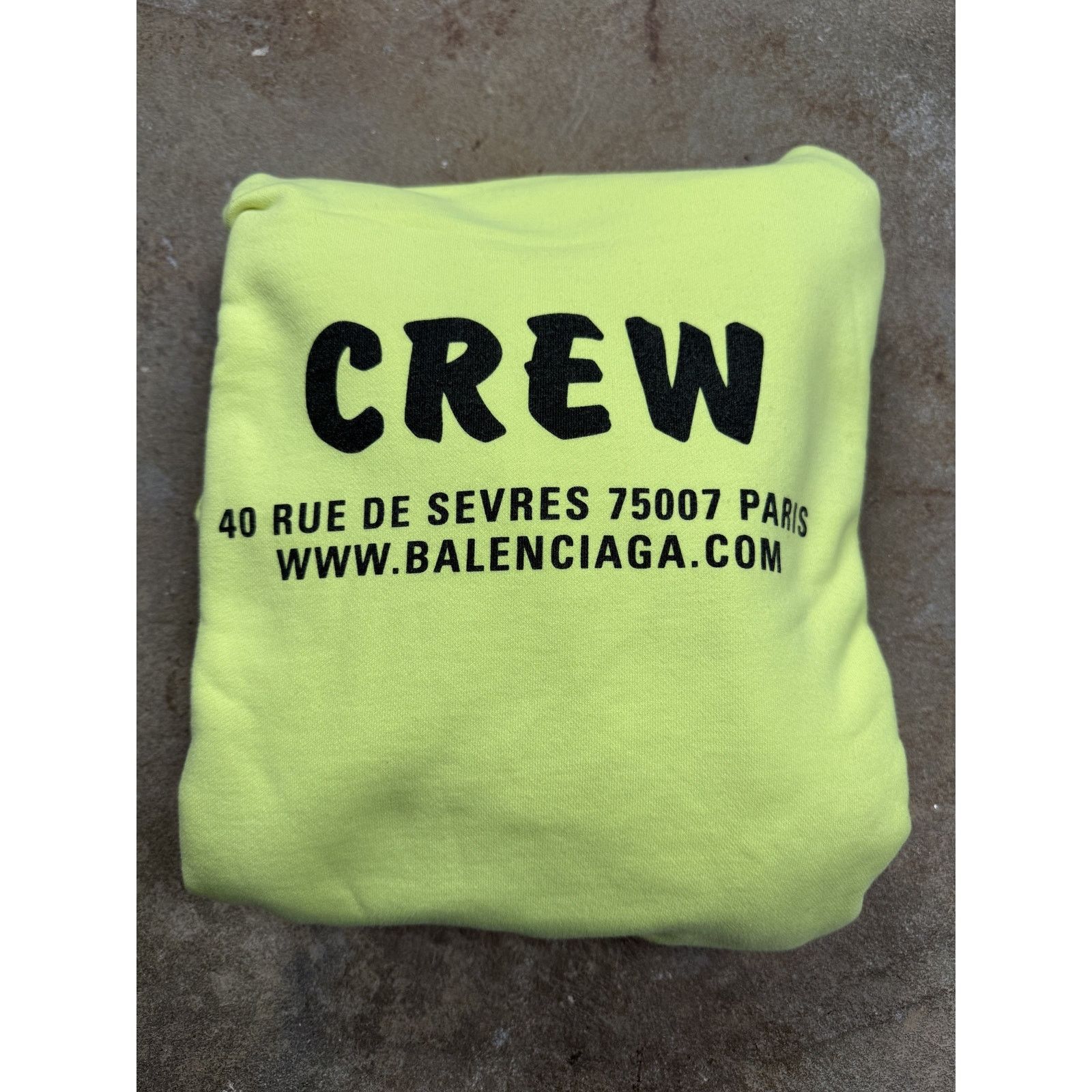 Balenciaga Balenciaga Lime Crew Hoodie Used Small Size US S / EU 44-46 / 1 - 2 Thumbnail