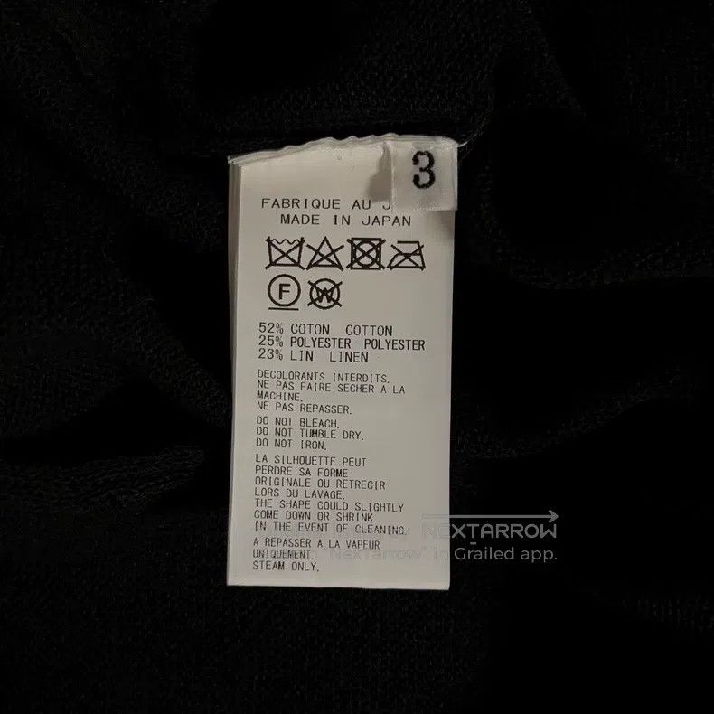 Yohji Yamamoto Yohji Yamamoto 24-piece lace-paneled knit cardigan sweater Size US L / EU 52-54 / 3 - 6 Thumbnail