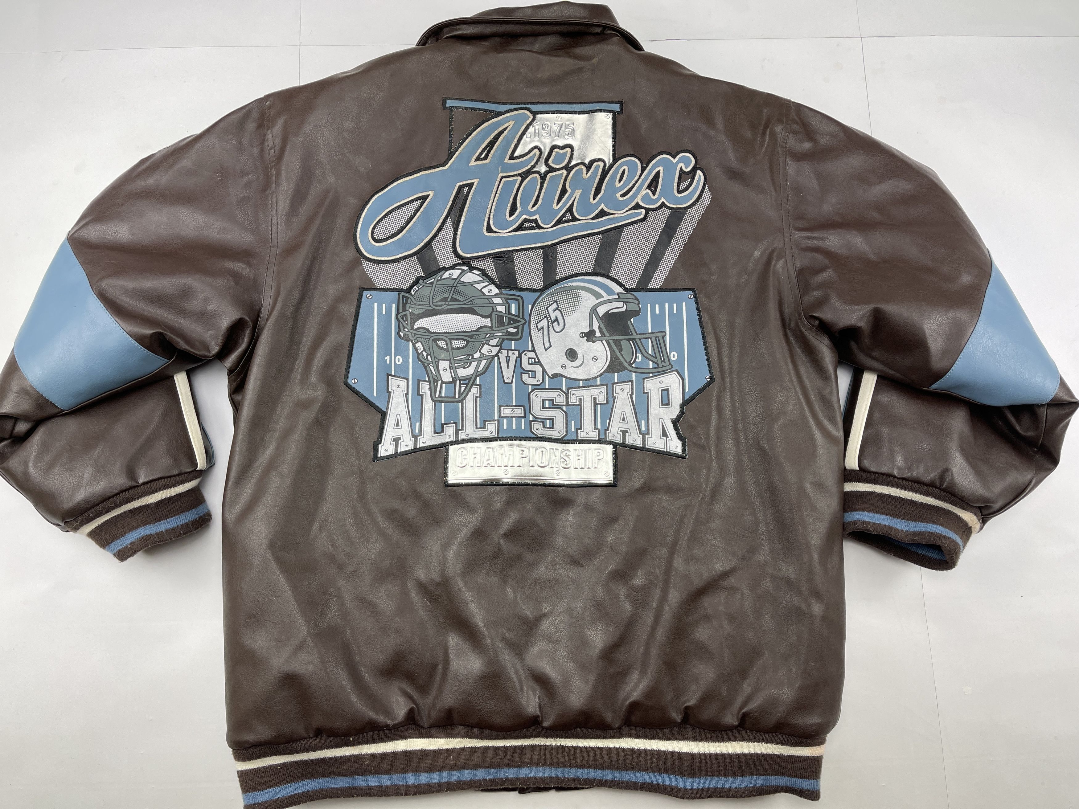 Avirex AVIREX faux leather jacket, vintage, 90s hip hop 1990s M Size US M / EU 48-50 / 2 - 7 Thumbnail
