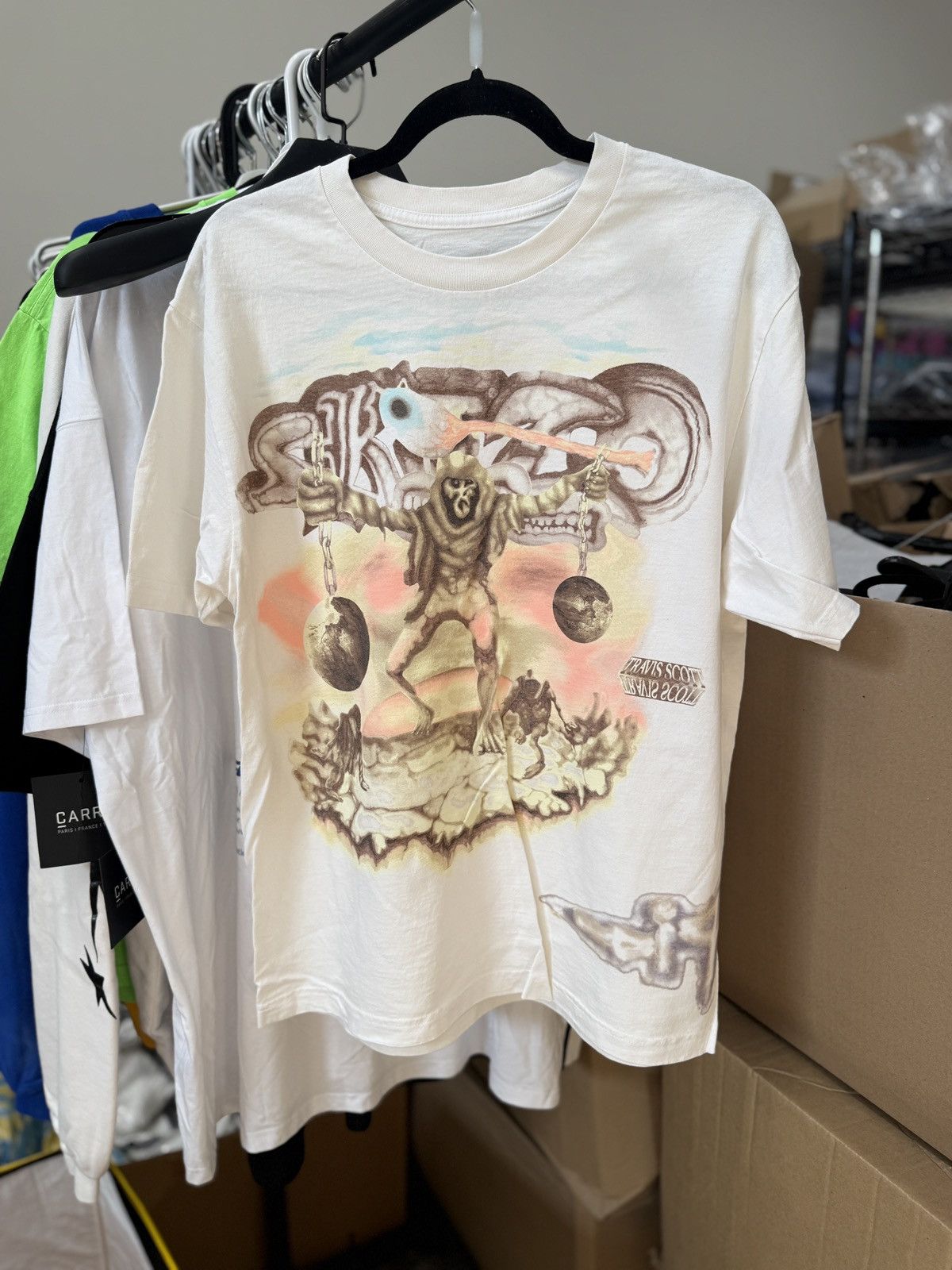 Travis Scott TRAVIS SCOTT UTOPIA CIRCUS MAXIMUS TOUR TEE SIZE L Size US L / EU 52-54 / 3 - 1 Thumbnail