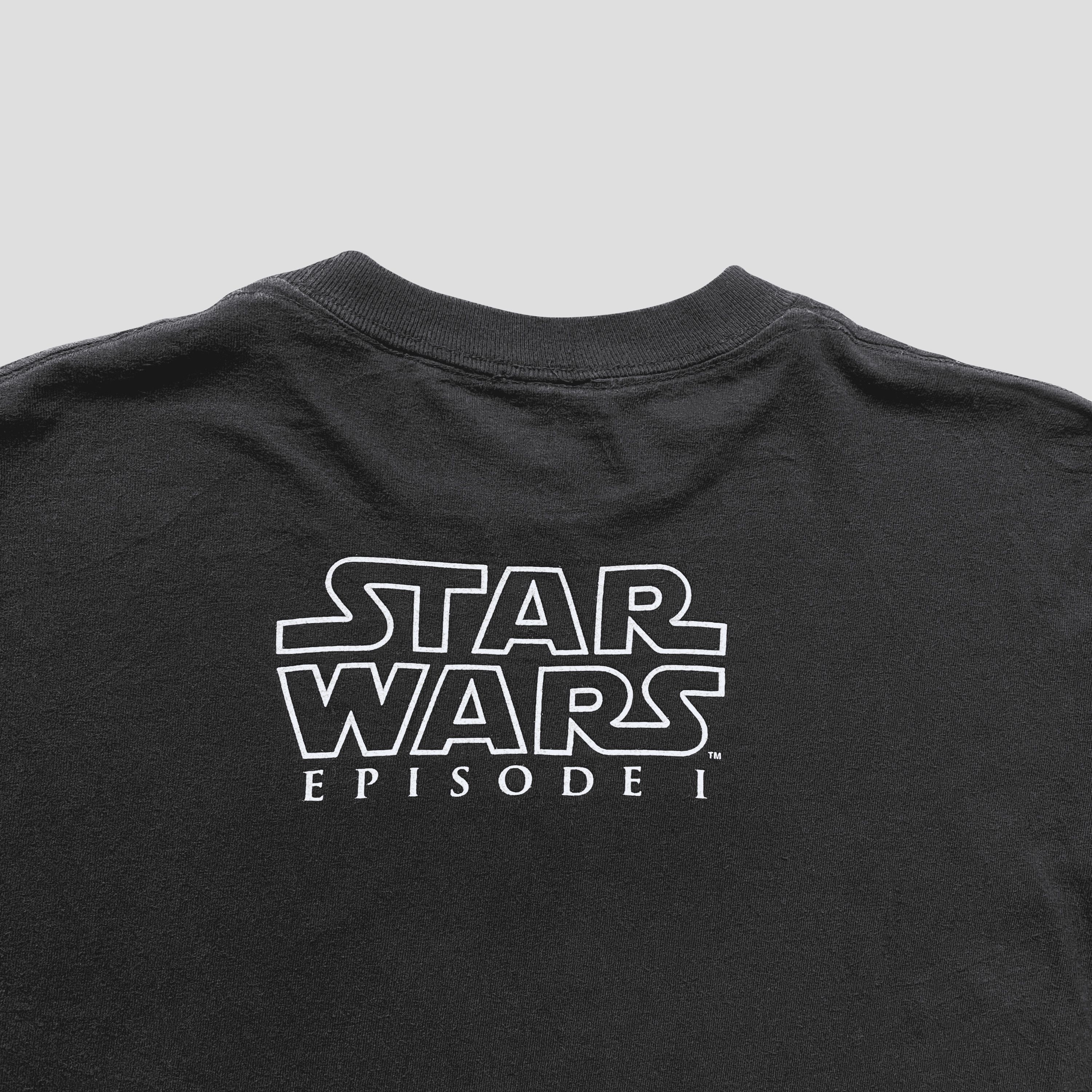 Star Wars × Vintage Vintage 1999 Star Wars Jar Jar Binks Big Head T-Shirt Size US L / EU 52-54 / 3 - 4 Thumbnail