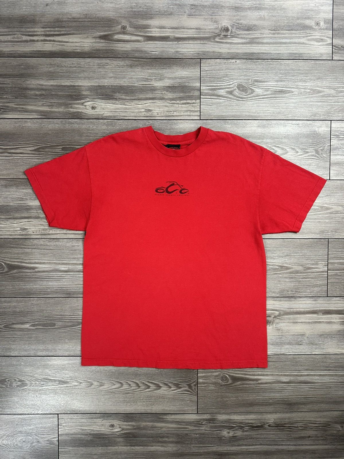 Vintage × West Coast Choppers Vintage Y2K Orange County Choppers Biker T Shirt Size US XL / EU 56 / 4 - 1 Thumbnail