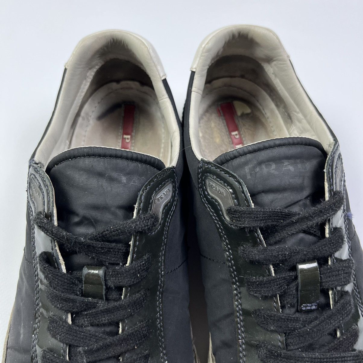 Prada × Vintage Prada Milano Vintage Low Sneakers Black Luxury Size US 8 / EU 41 - 5 Thumbnail