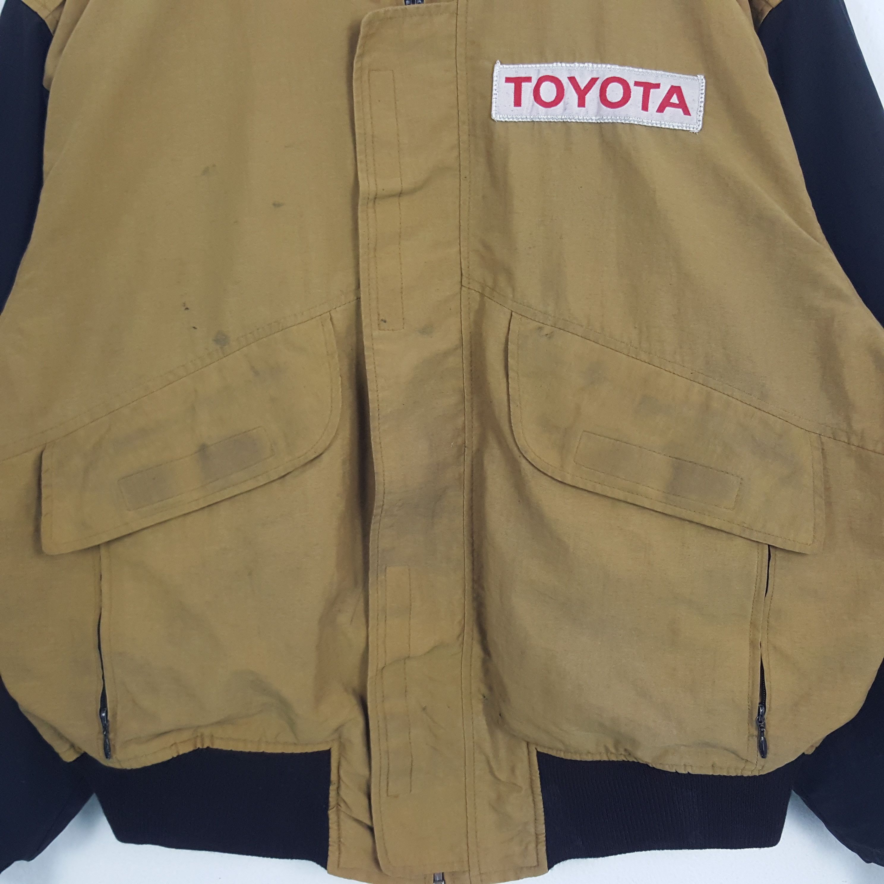 Japanese Brand × Vintage Vintage Toyota Japanese Racing Team Bombers Jacket Size US L / EU 52-54 / 3 - 4 Thumbnail