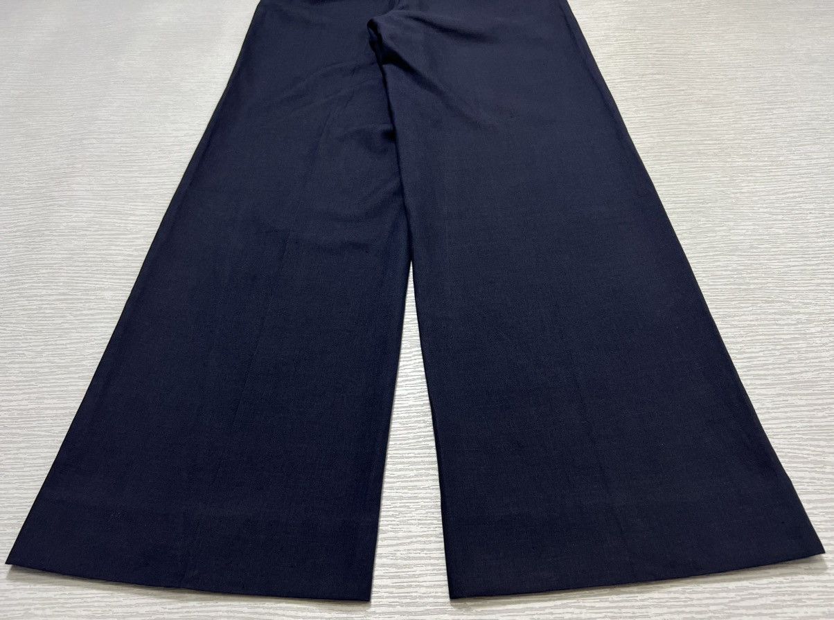 Loro Piana Loro Piana - Cotton/Flax Linen Wide Leg Trouser Size 26" / US 2 / IT 38 - 11 Thumbnail