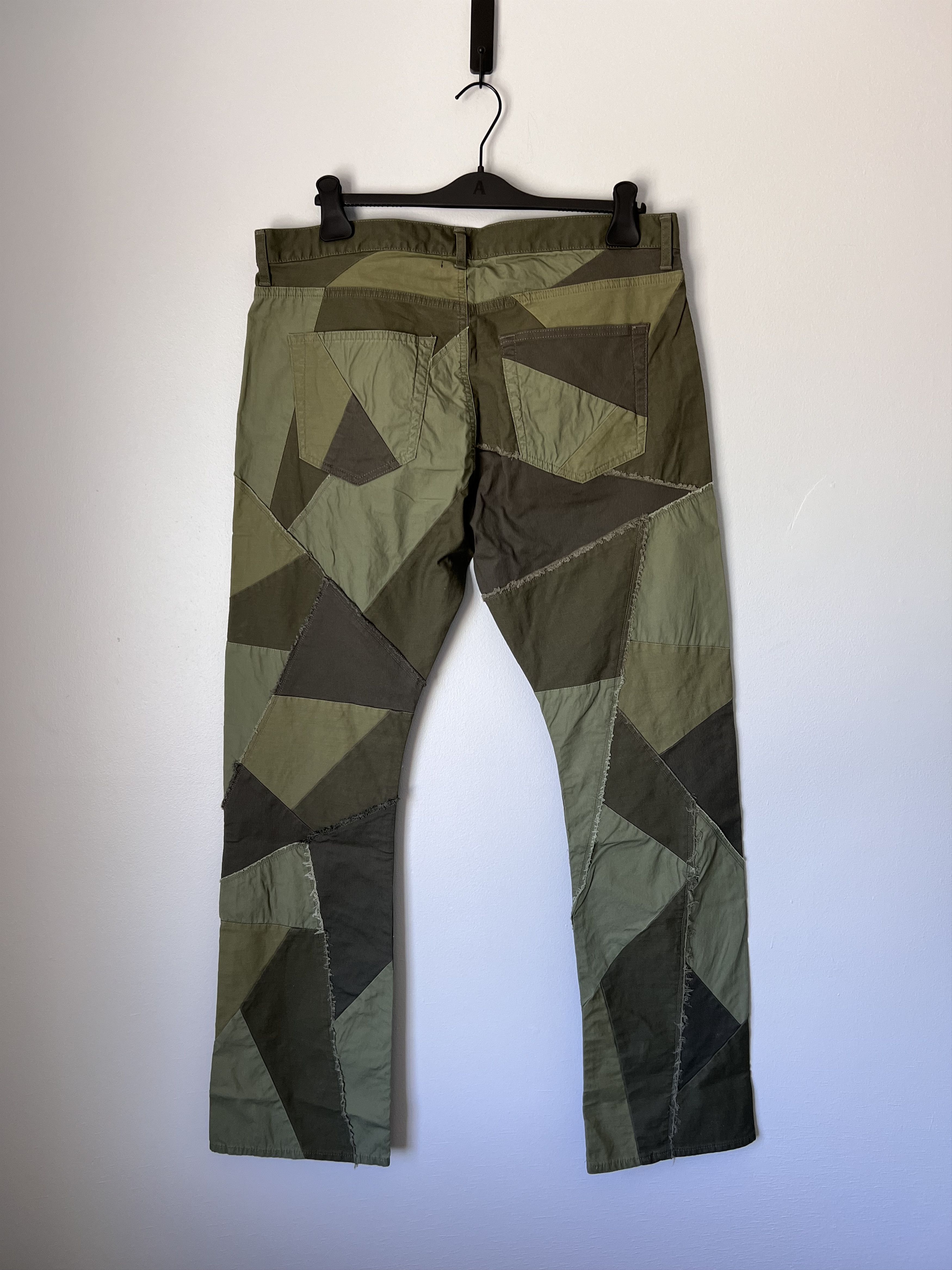 John Elliott Japan Patchwork Boot Cut Pants Size US 36 / EU 52 - 4 Thumbnail