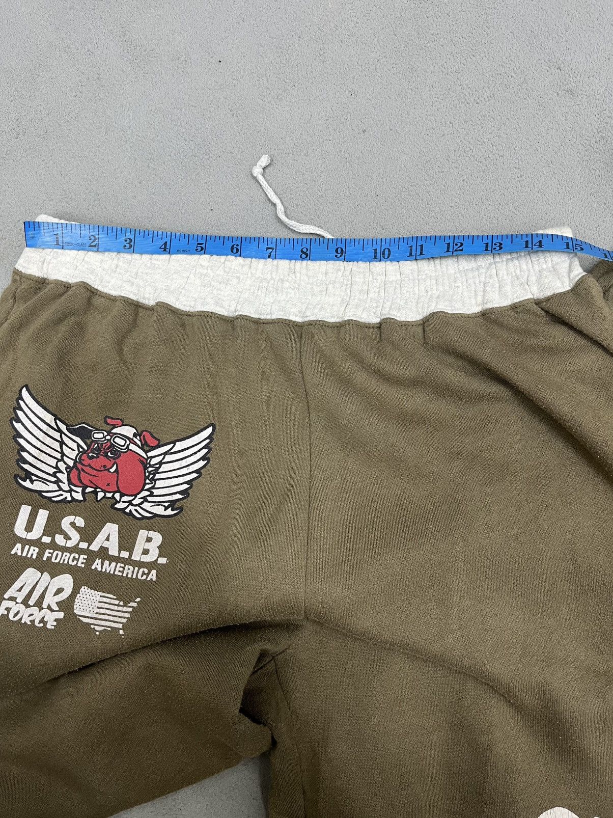 Vintage US ARMY BERLIN AIR FORCE JOGGER PANTS Size US 30 / EU 46 - 10 Thumbnail