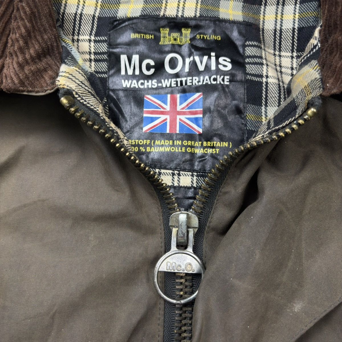 Barbour VTG MC Orvis Wax Jacket Green Lined Outdoor Country Wear Size US L / EU 52-54 / 3 - 2 Thumbnail