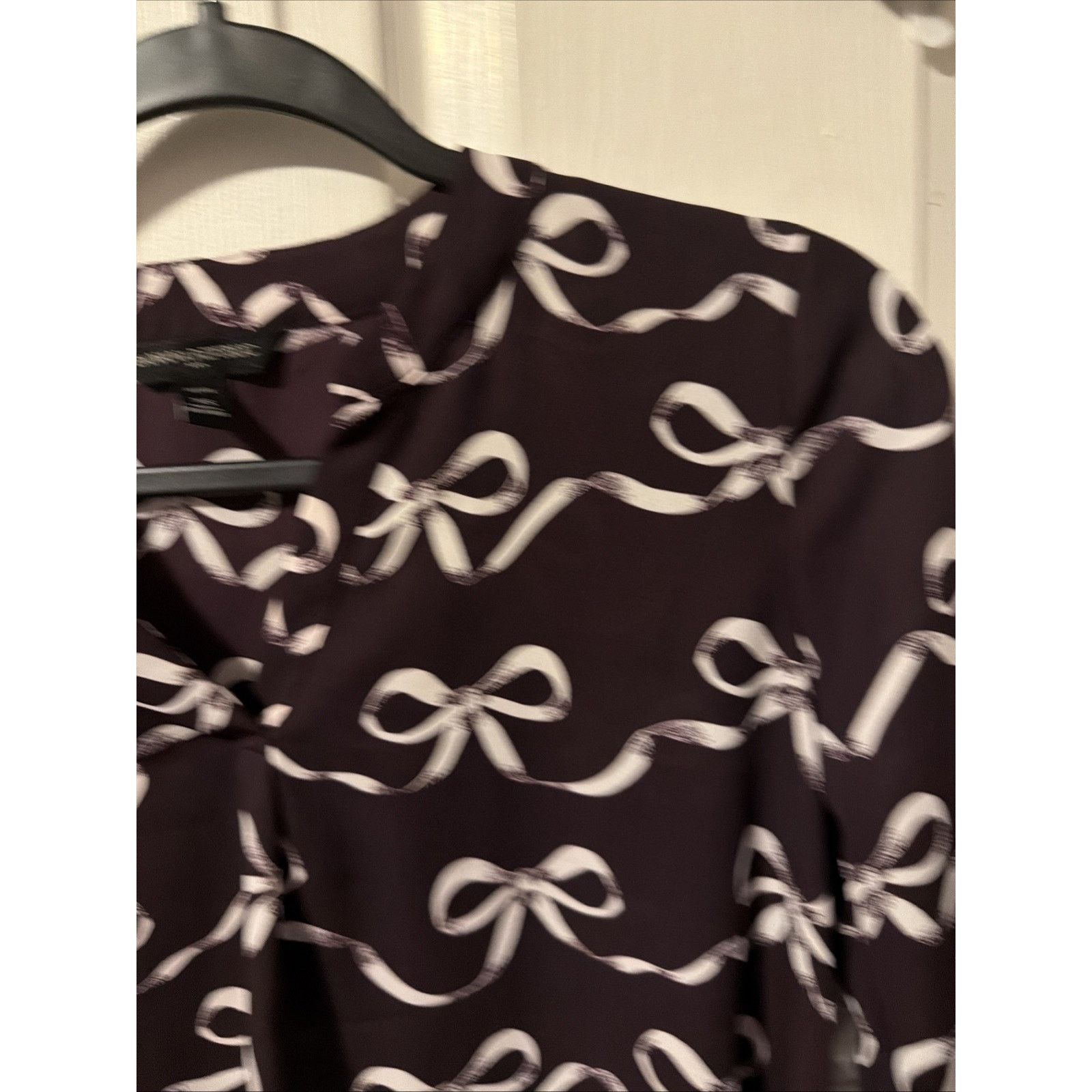 Banana Republic Banana Republic Women's Long Sleeve Blouse Maroon XS Size XS / US 0-2 / IT 36-38 - 8 Thumbnail
