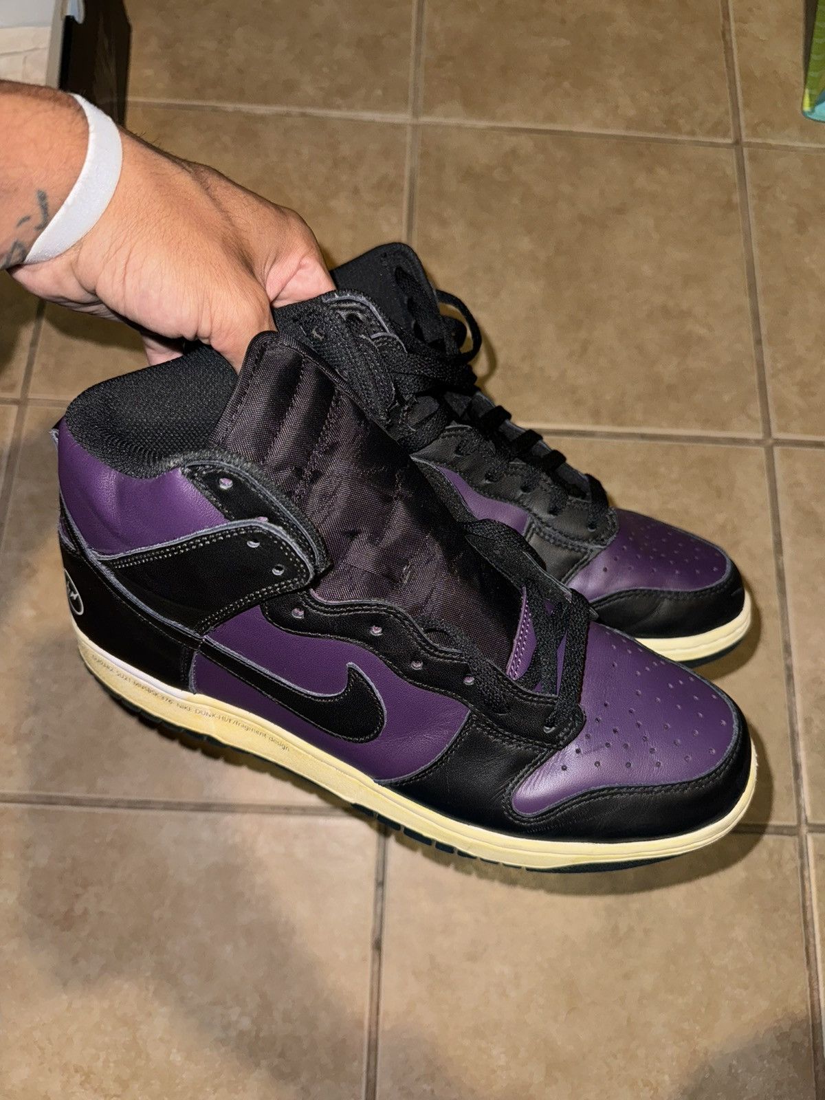 Fragment Design × Nike Nike Dunk Fragment (Sole dyed) Size US 12 / EU 45 - 1 Thumbnail
