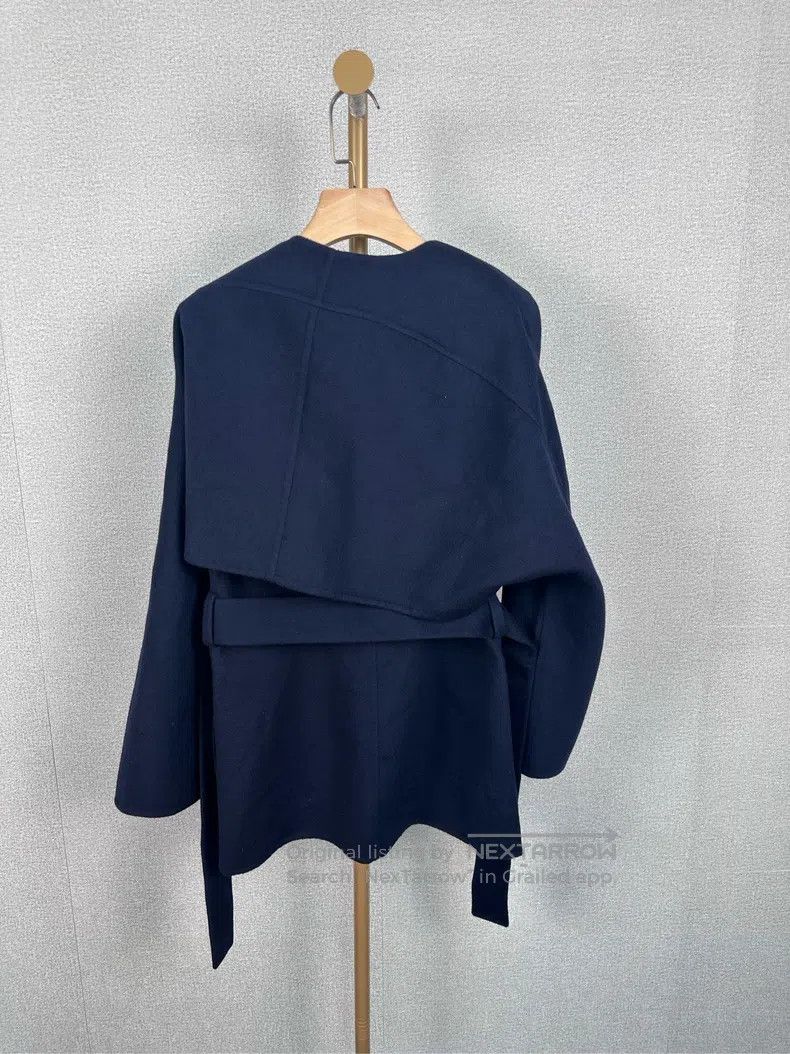 Hermes Hermes Navy Blue Two-Piece Cashmere Set Size XXS / US 00 / IT 34 - 2 Thumbnail